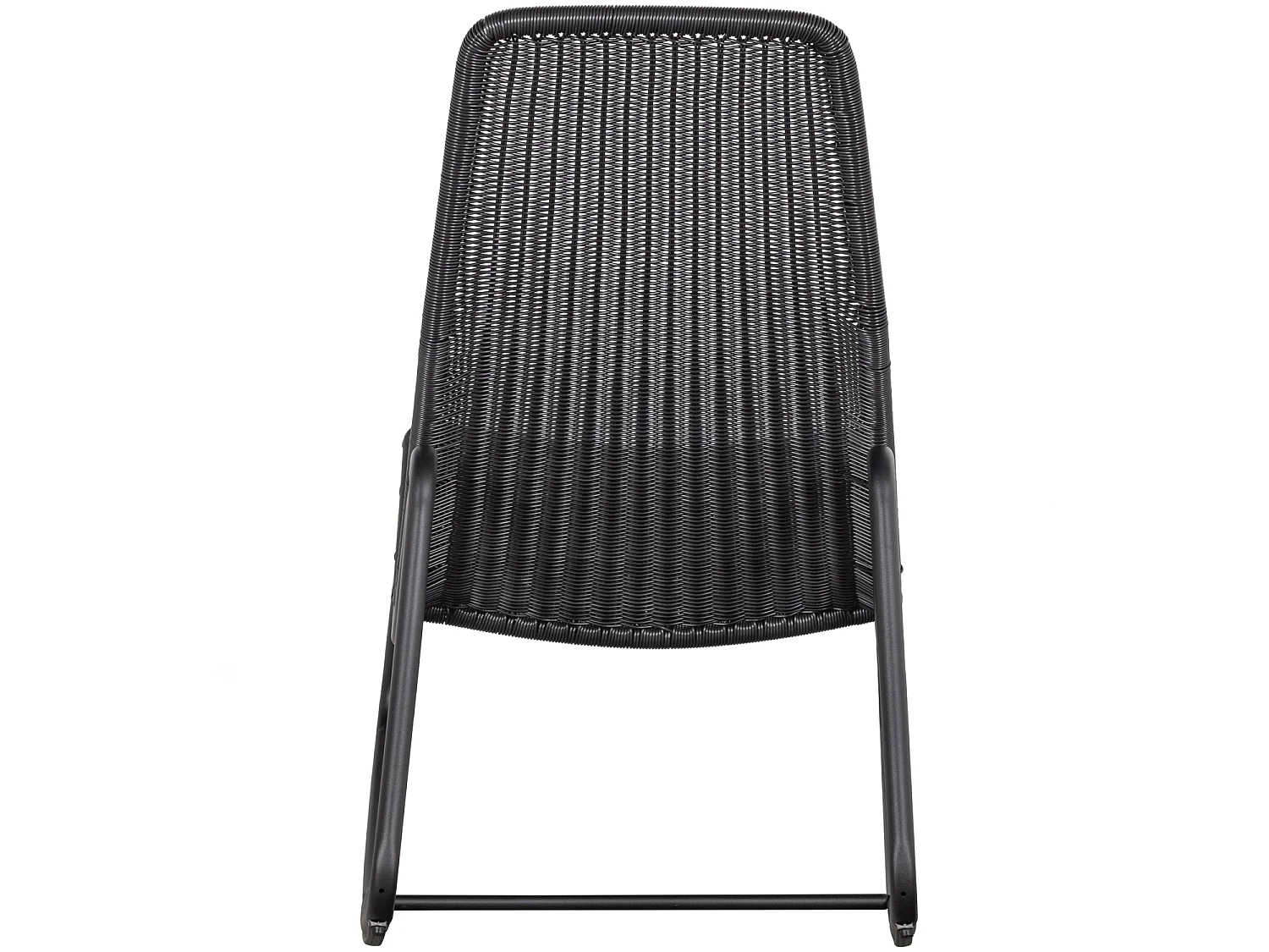 Fauteuil à bascule de jardin en rotin TOM