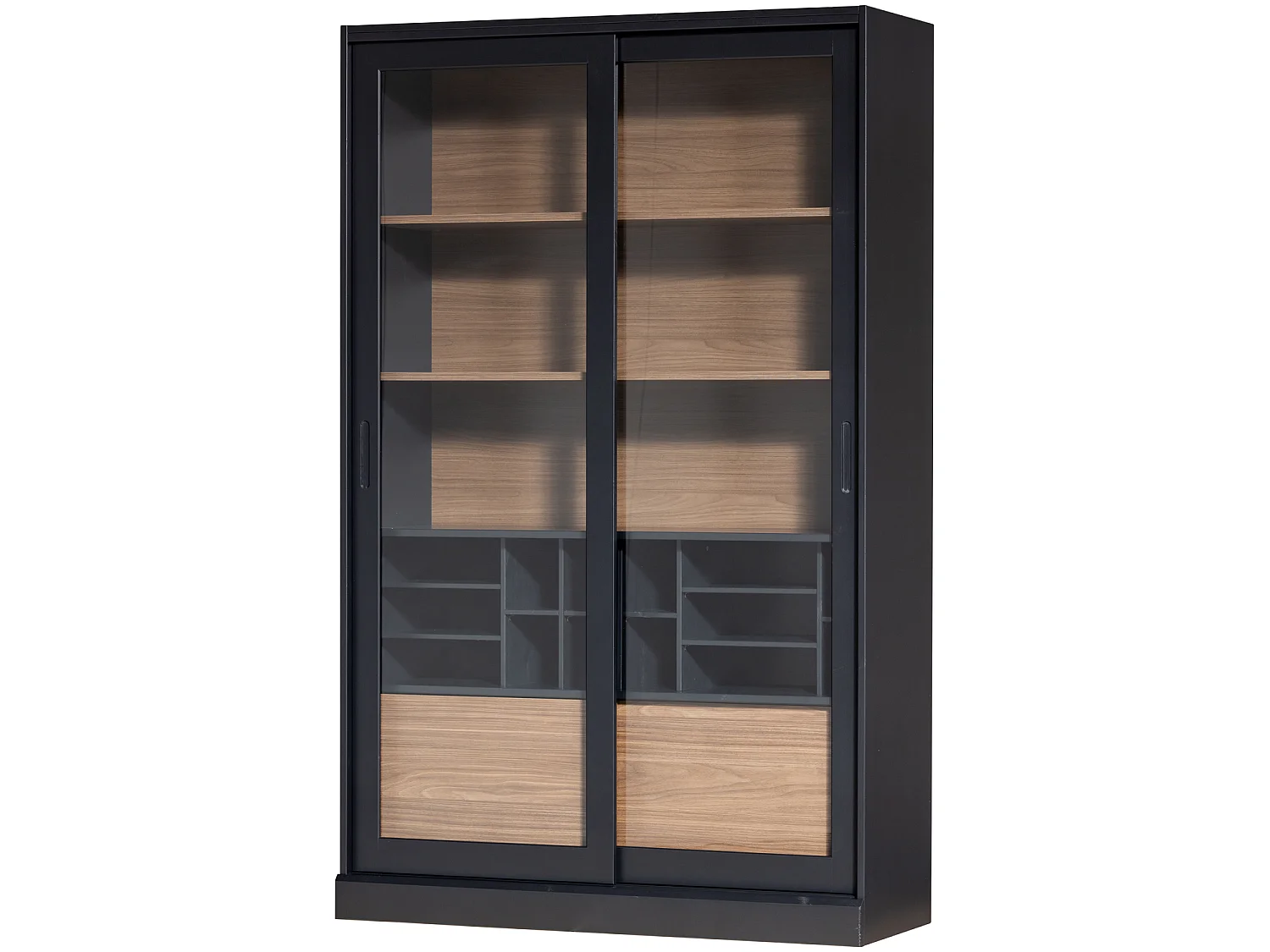 Vitrine en bois et verre JAMES