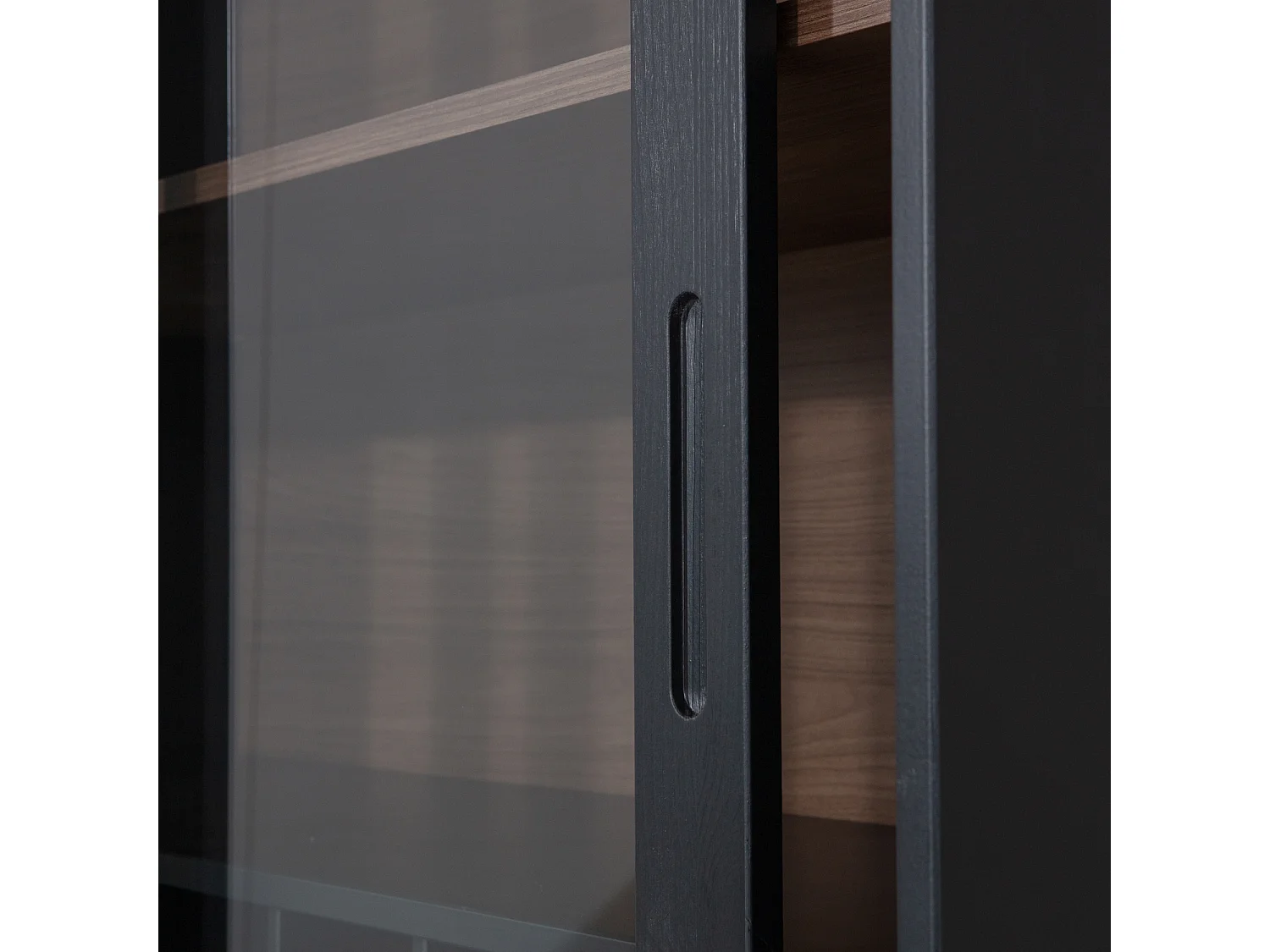 Vitrine en bois et verre JAMES