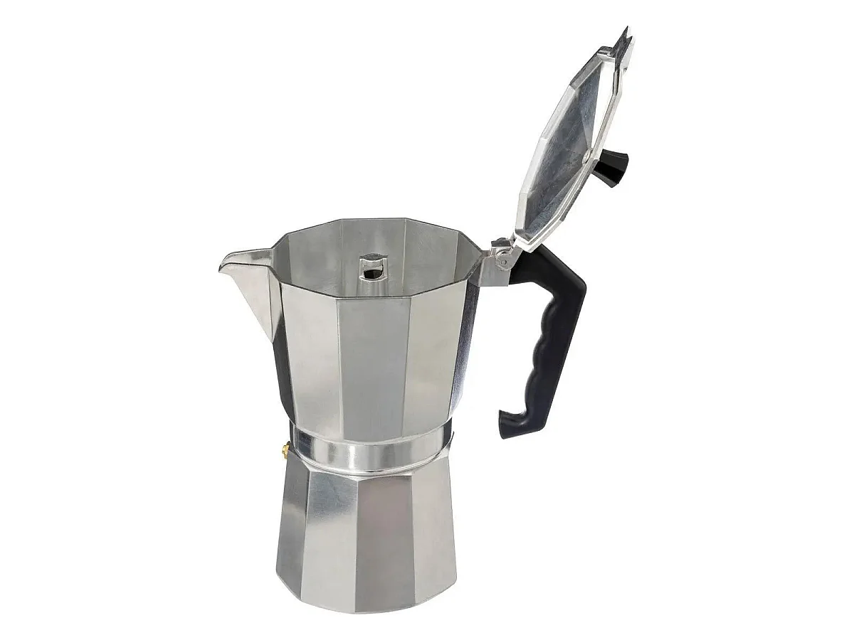 Cafetière Italienne "9 Tasses" 21cm Argent