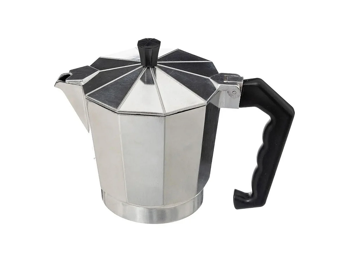 Cafetière Italienne "9 Tasses" 21cm Argent