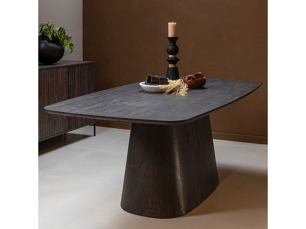 Table à manger en mdf 6 couverts LEAH