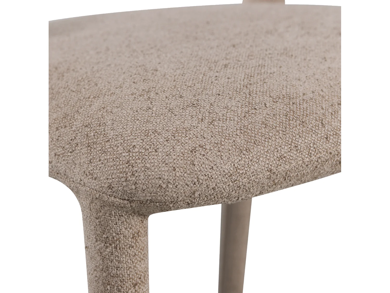 Chaise de bar en tissu NOBLE