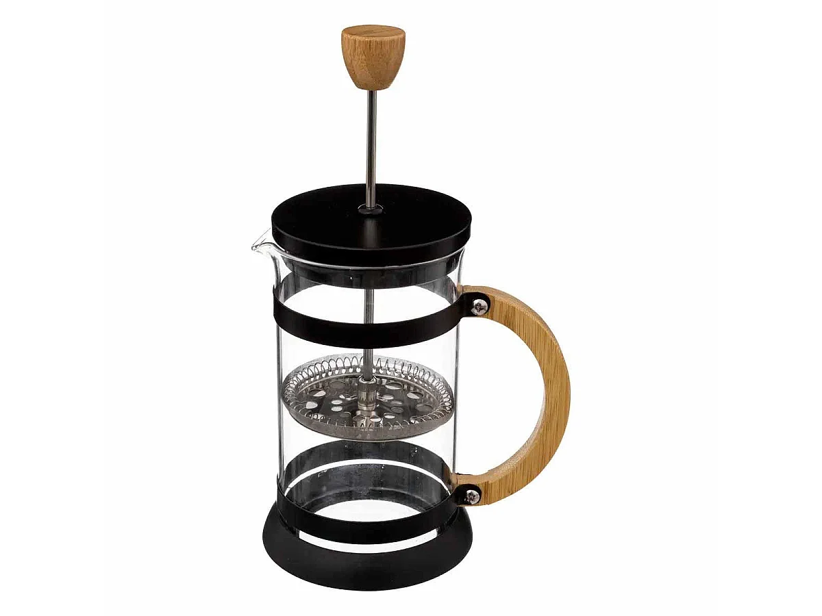 Cafetière Design en Verre "Luther" 60cl Noir