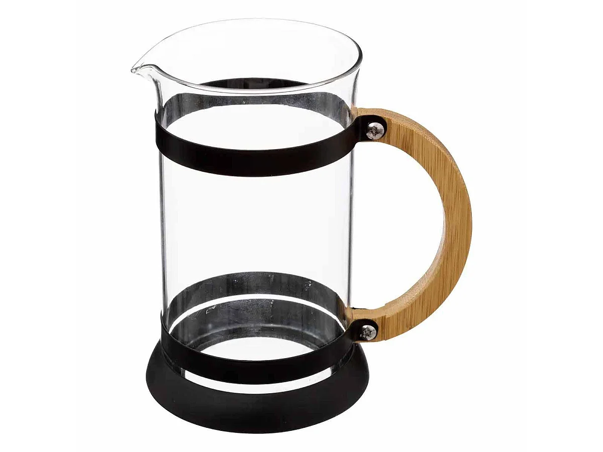 Cafetière Design en Verre "Luther" 60cl Noir
