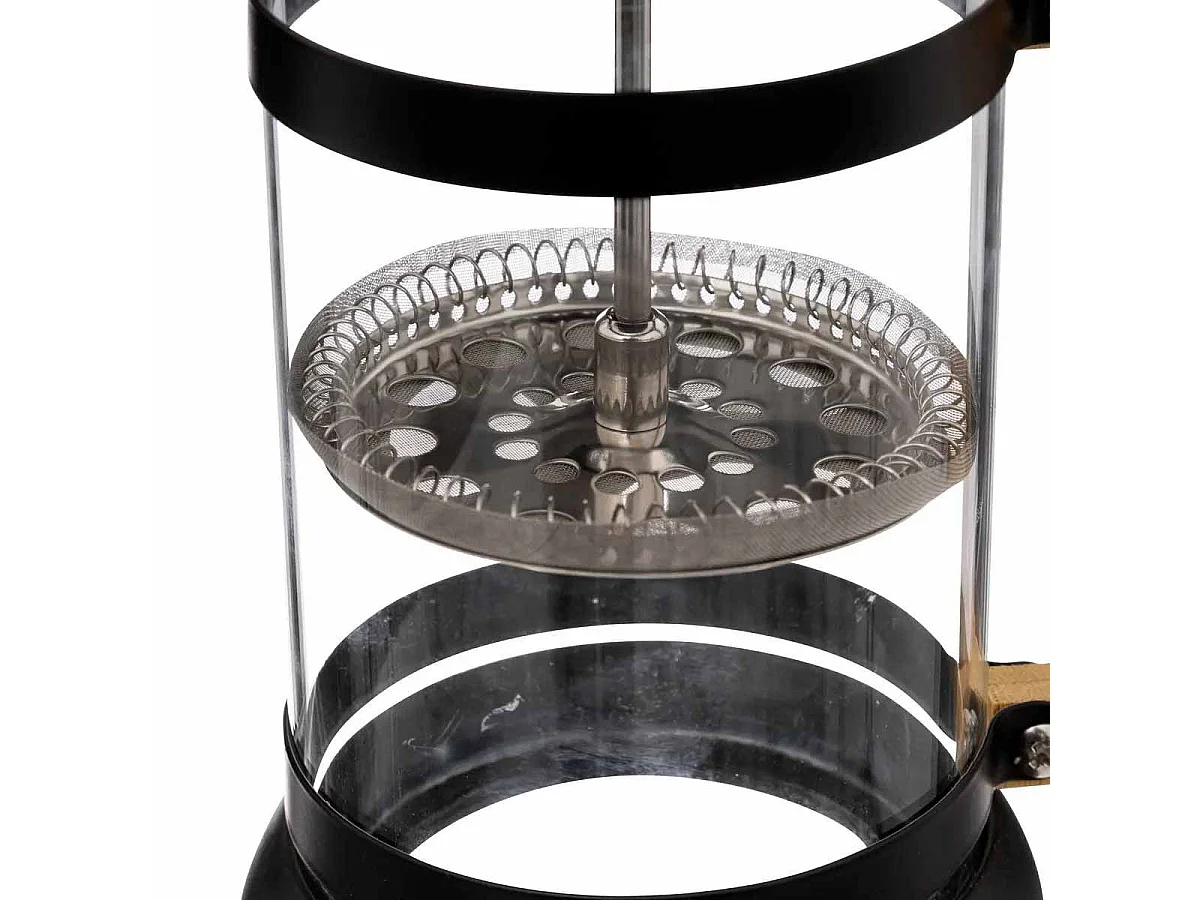 Cafetière Design en Verre "Luther" 60cl Noir