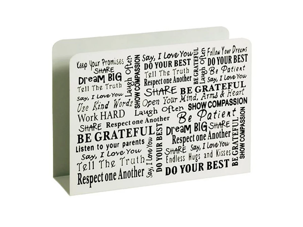 Porte-Revues Design "Rules" 35cm Blanc