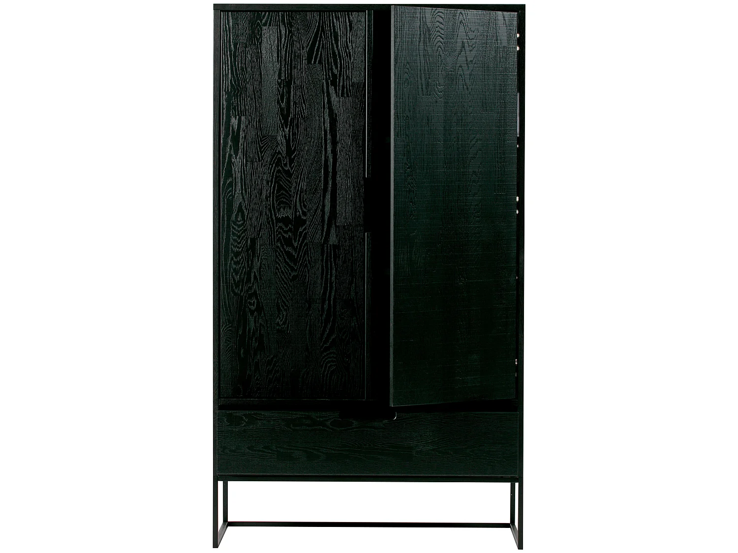 Armoire 2 portes en frêne SILAS