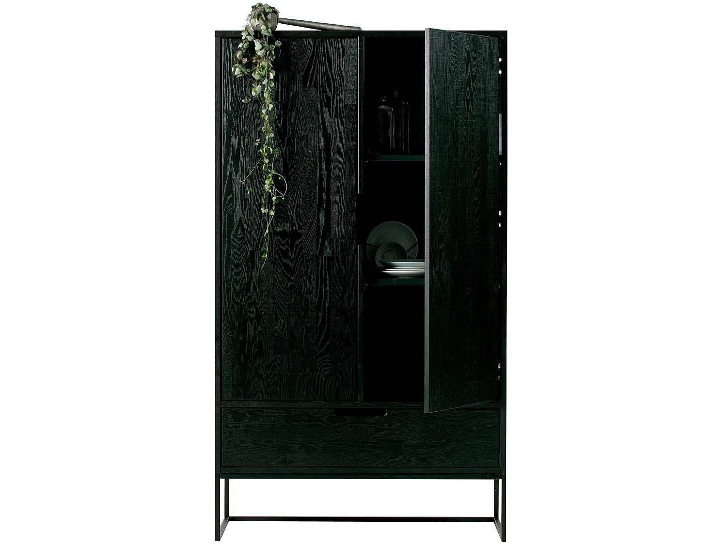 Armoire 2 portes en frêne SILAS
