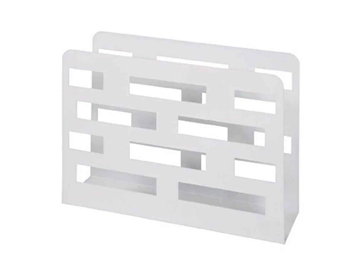 Porte-Revues Métal "Raymond" 35cm Blanc