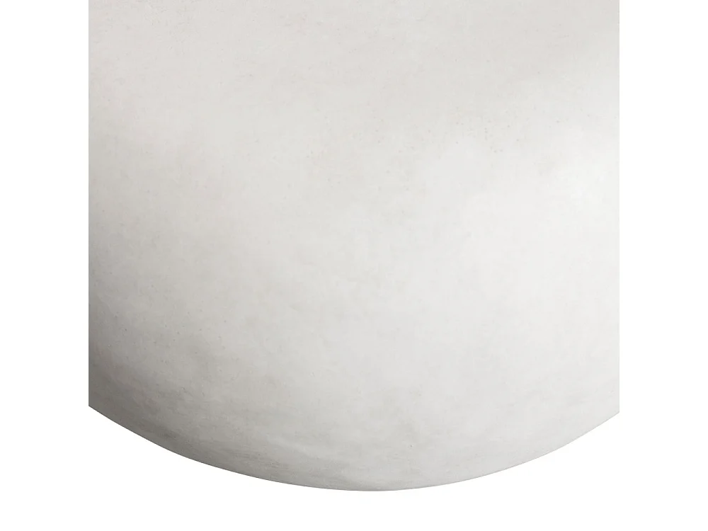 Table d'appoint en fibre d'argile PEBBLE