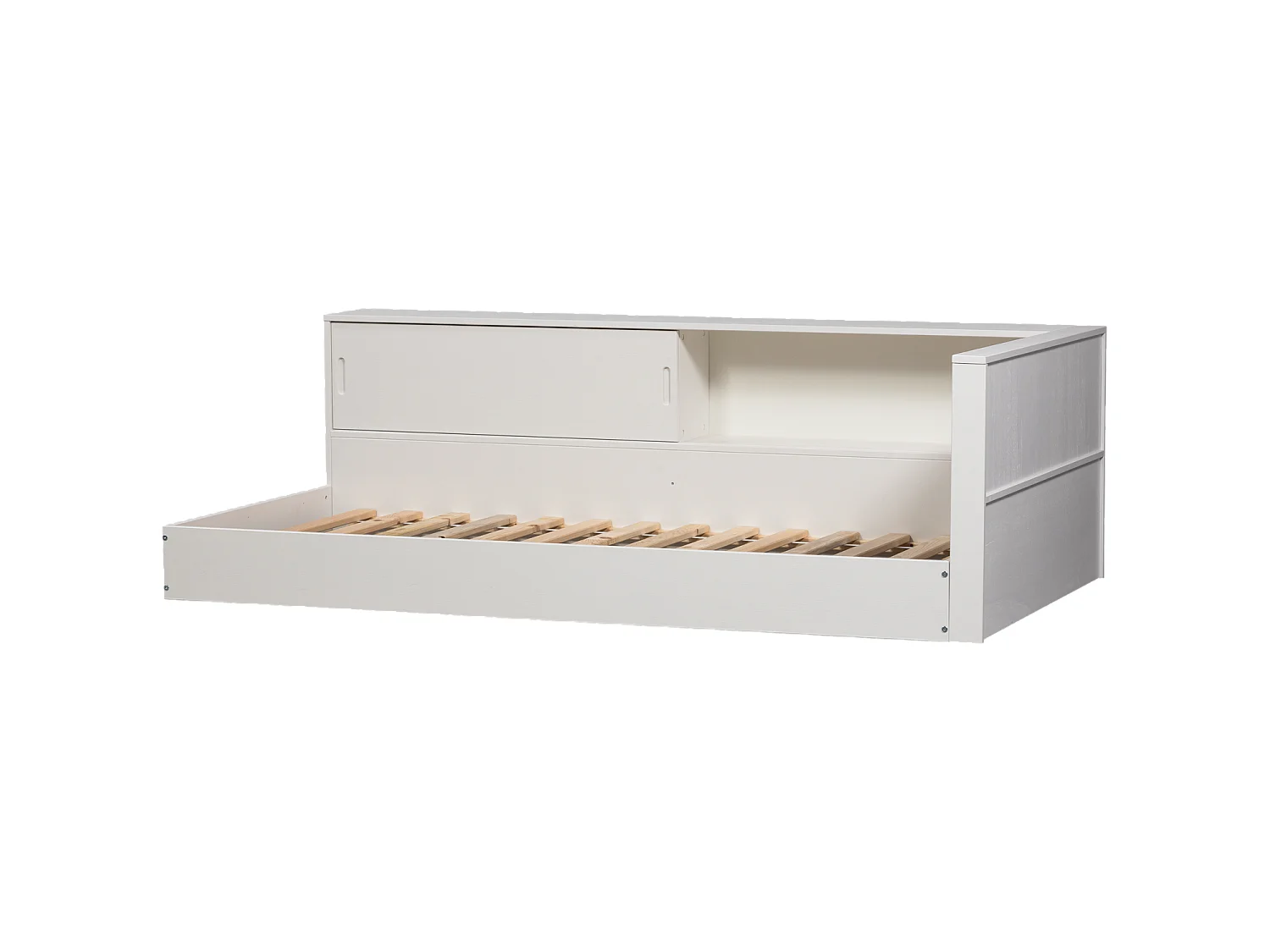 Lit banquette d'angle droite avec rangement CARTER