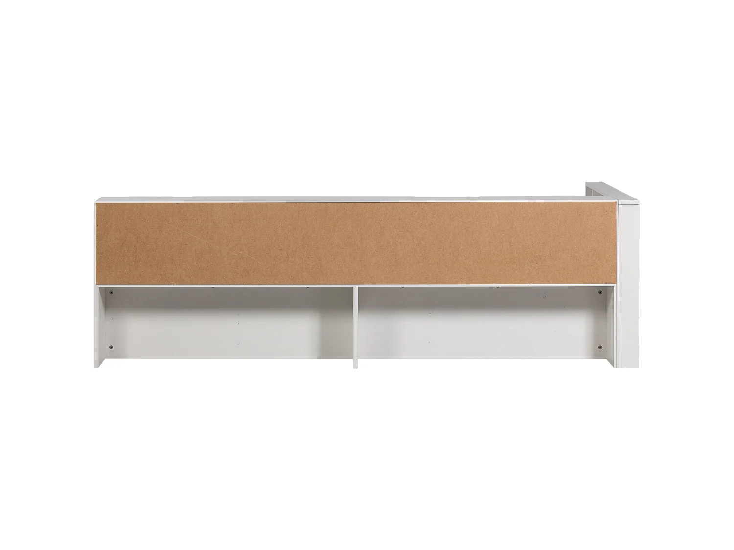 Lit banquette d'angle droite avec rangement CARTER