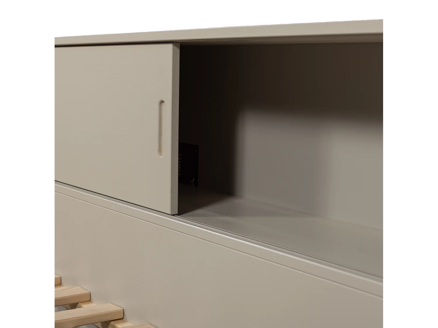 Lit banquette d'angle gauche avec rangement CARTER