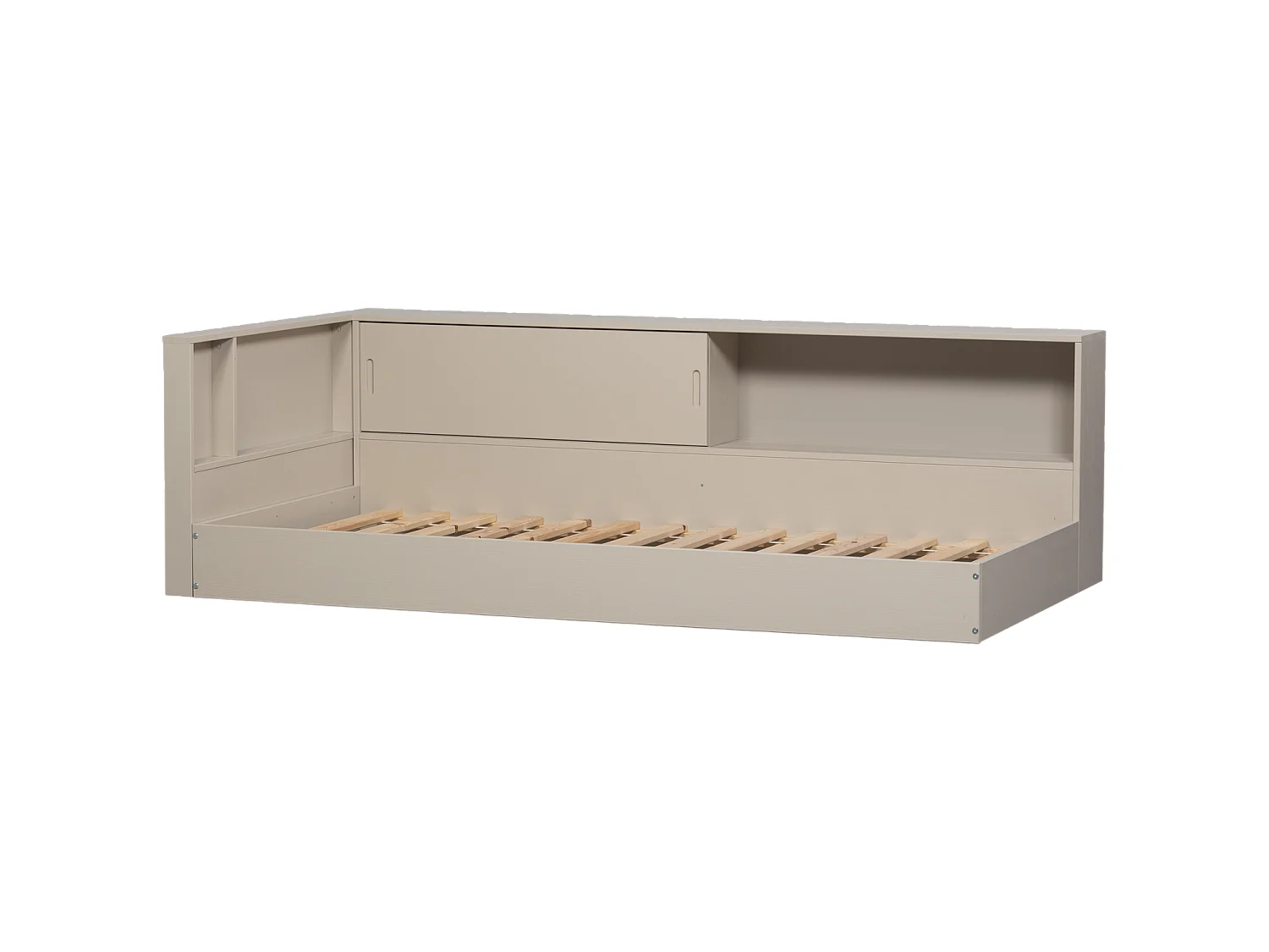 Lit banquette d'angle gauche avec rangement CARTER