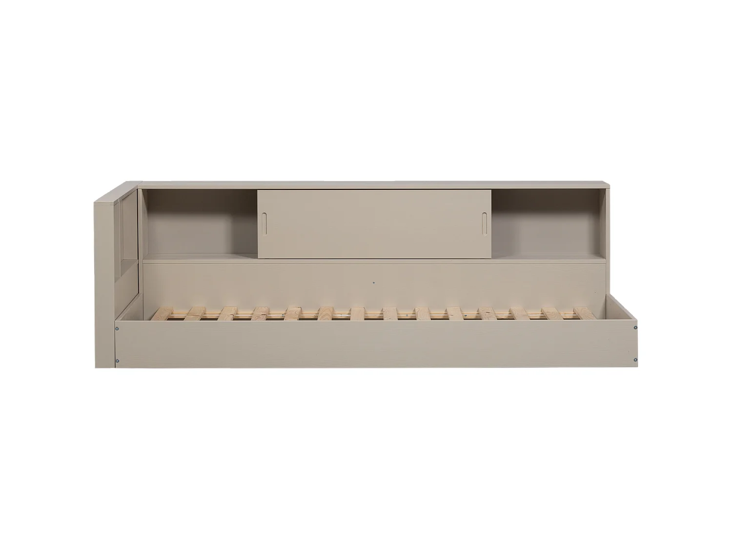 Lit banquette d'angle gauche avec rangement CARTER