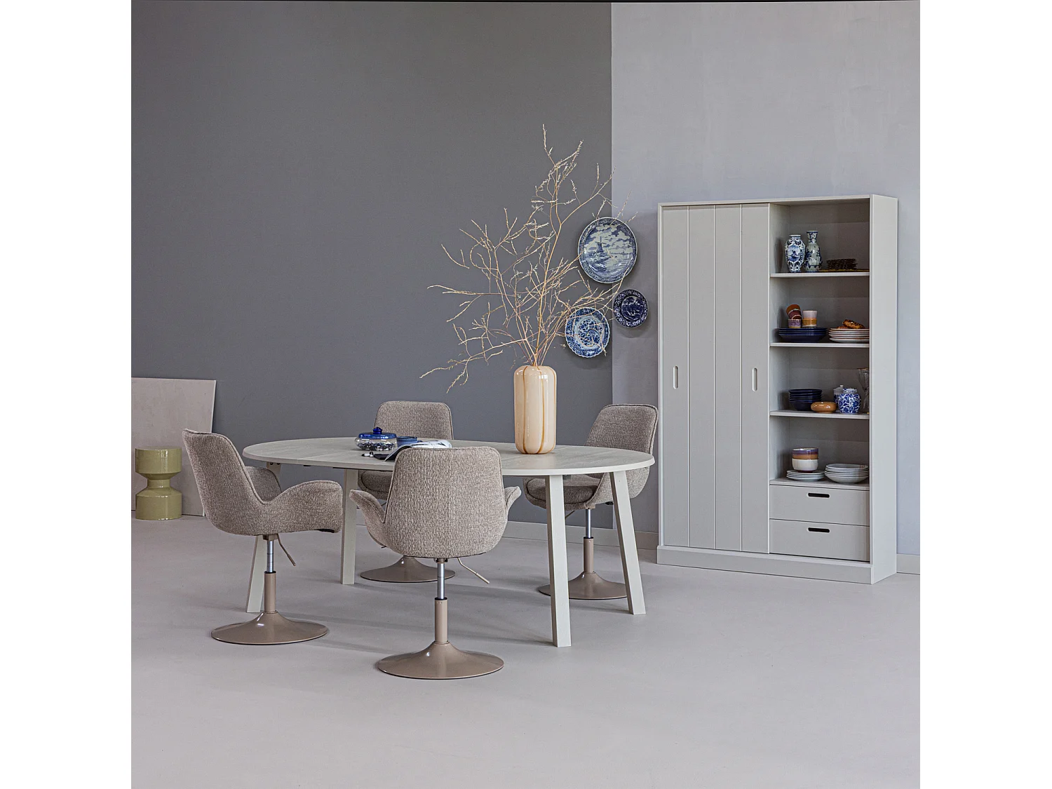 Armoire 1 porte coulissante en pin MILA