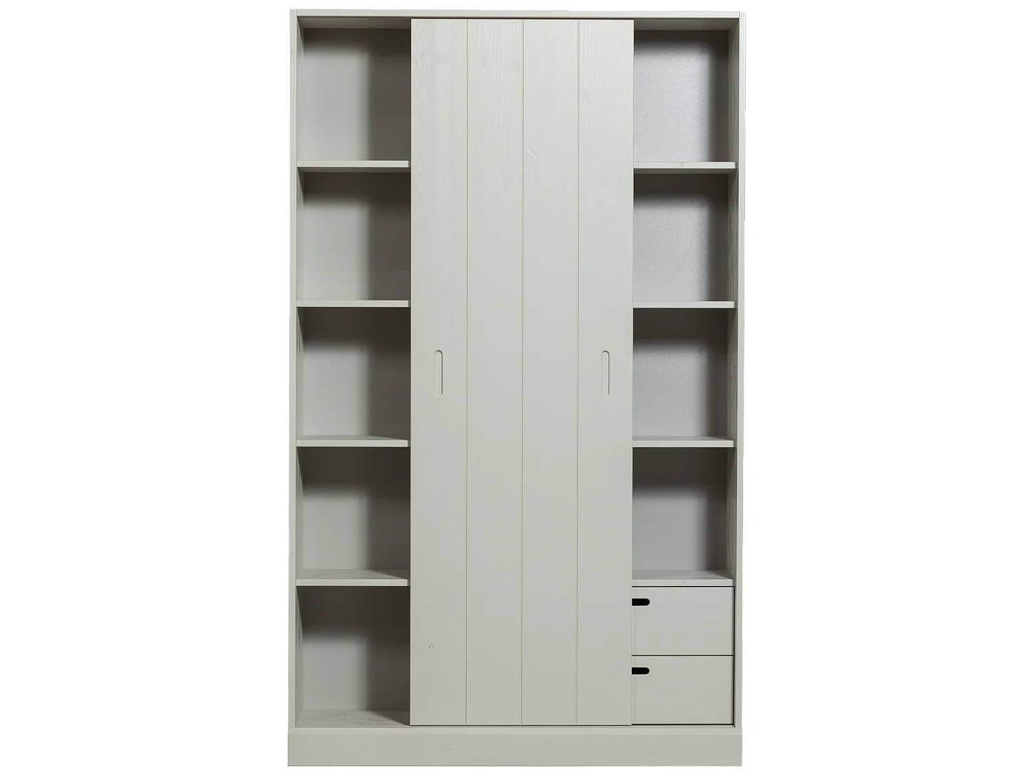 Armoire 1 porte coulissante en pin MILA