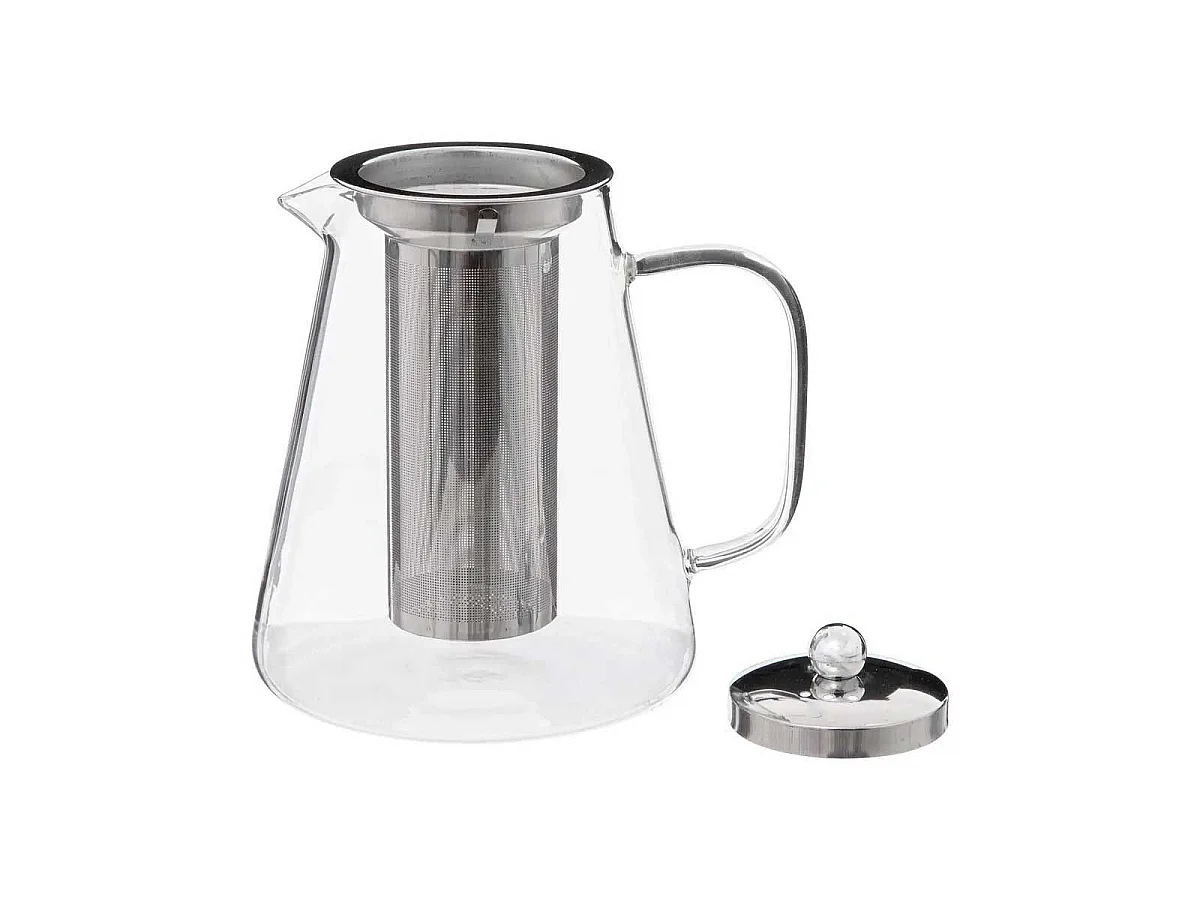 Théière en Verre "Bec Verseur" 1,3L Transparent