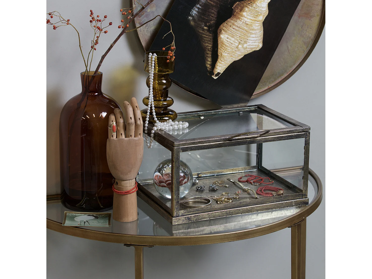 Table d'appoint en métal GODDESS