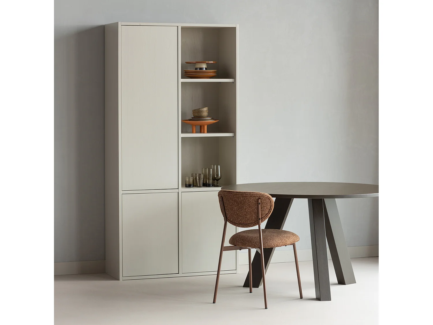 Armoire de rangement en pin MEREL
