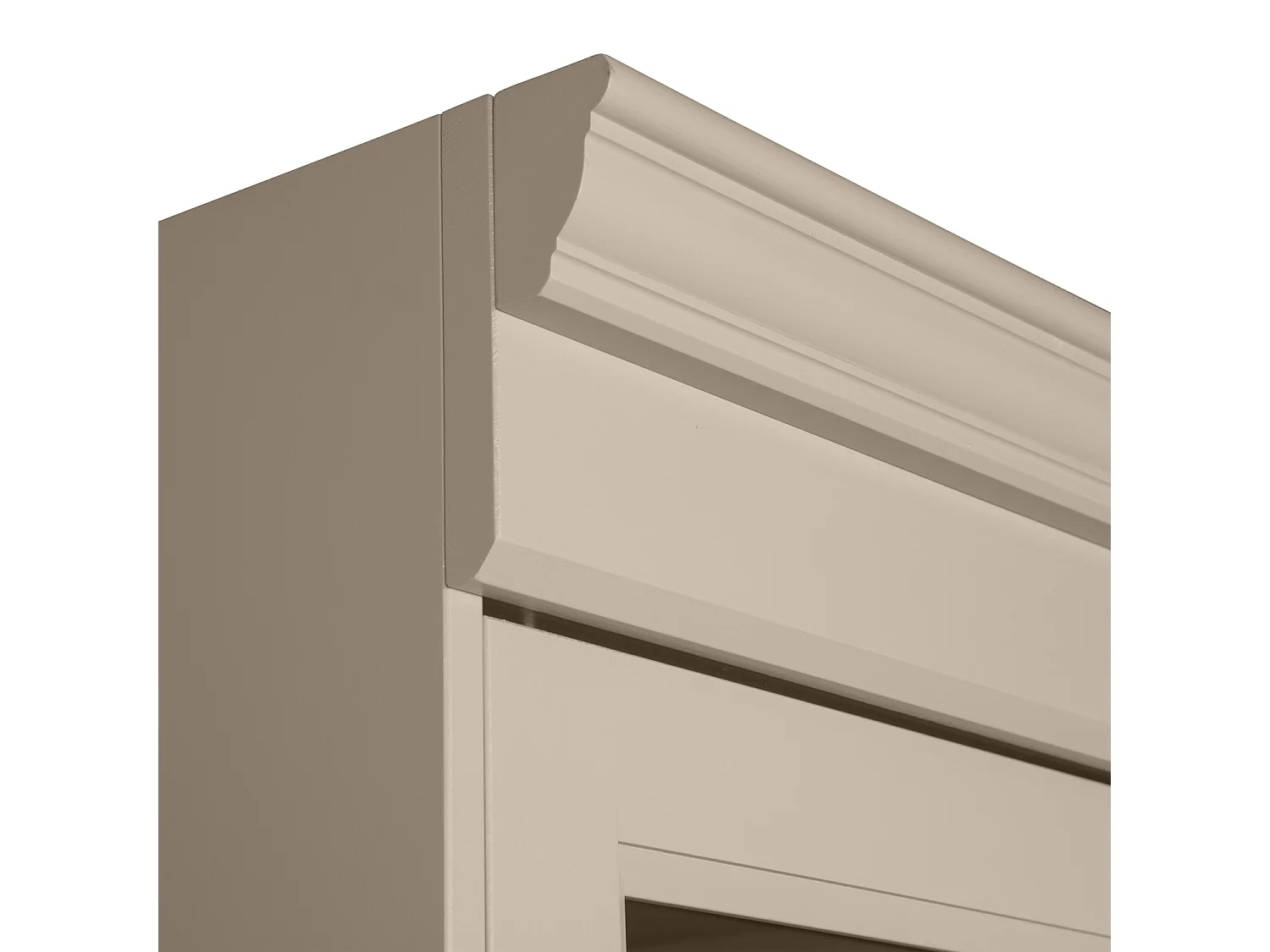 Vitrine 4 portes en pin CHOW