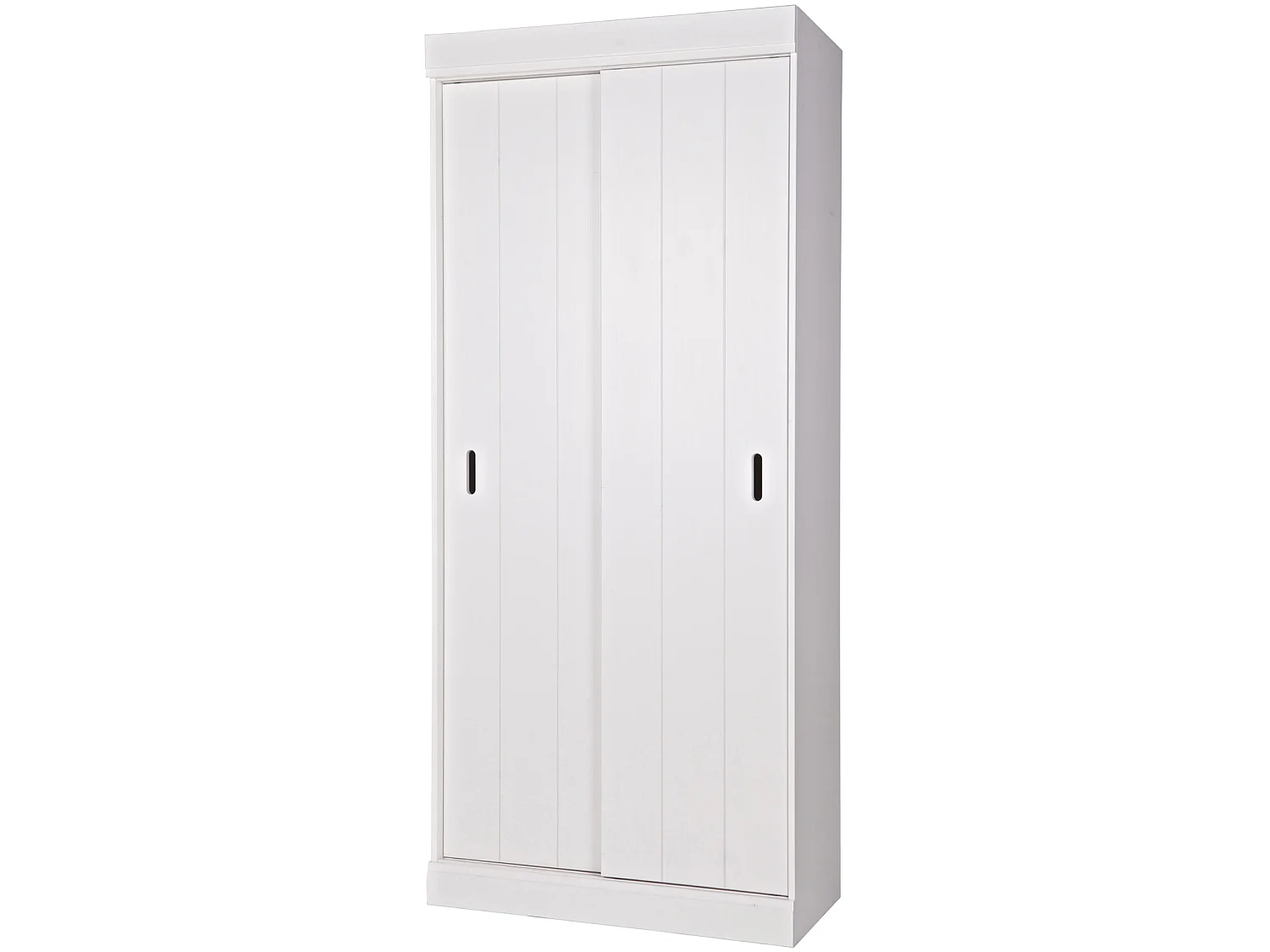Armoire 2 portes coulissantes en pin ROW