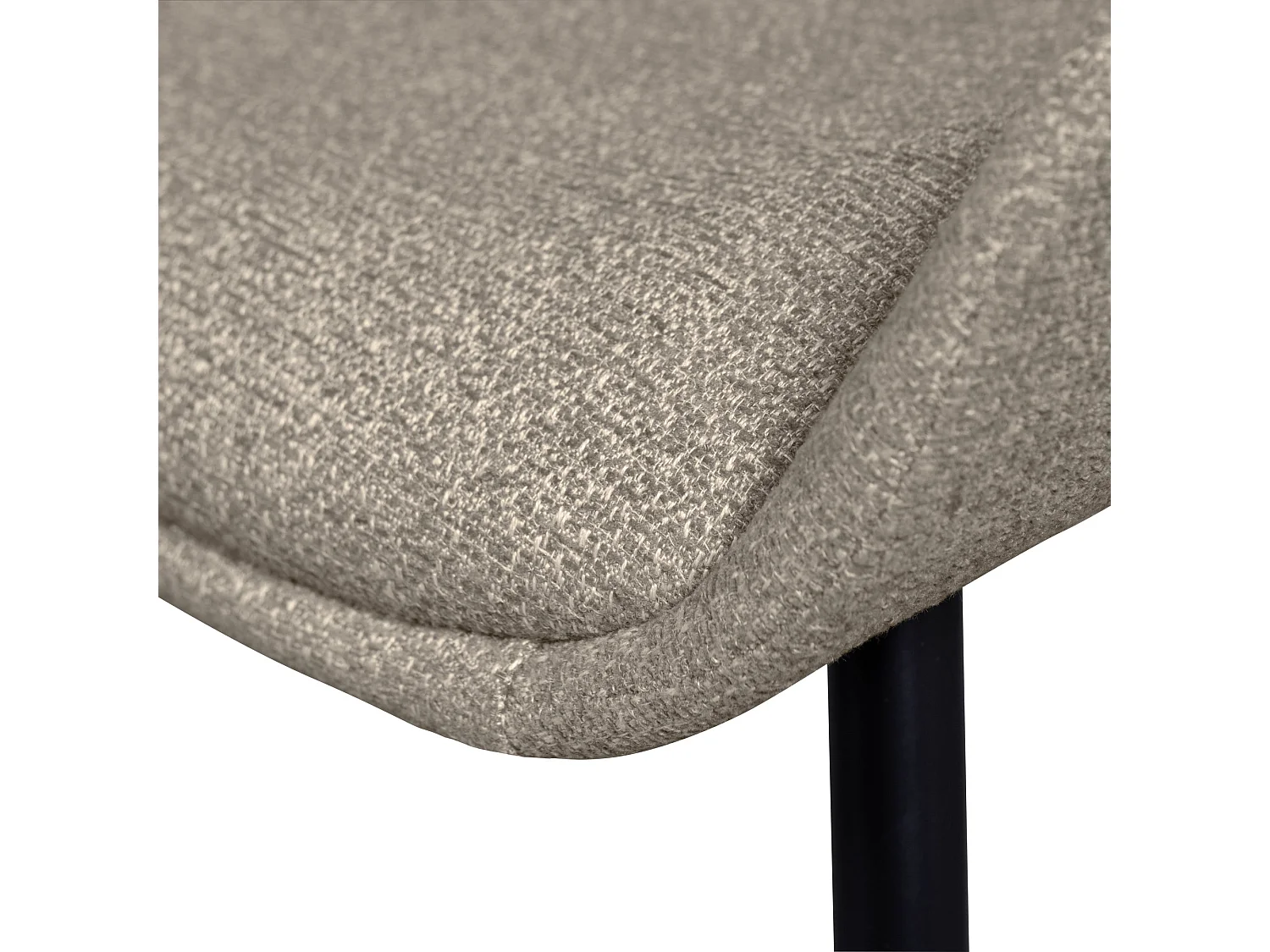 Lot de 2 chaises de table en tissu mélange PARADE