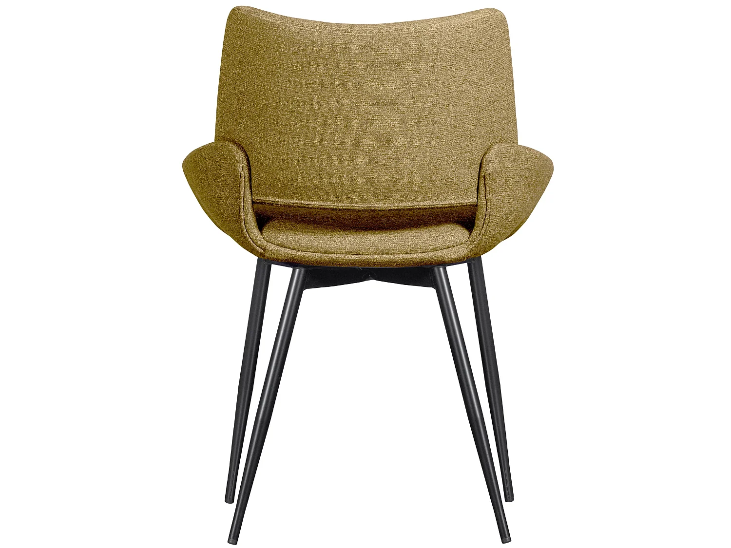 Lot de 2 chaises de table en tissu PARADE
