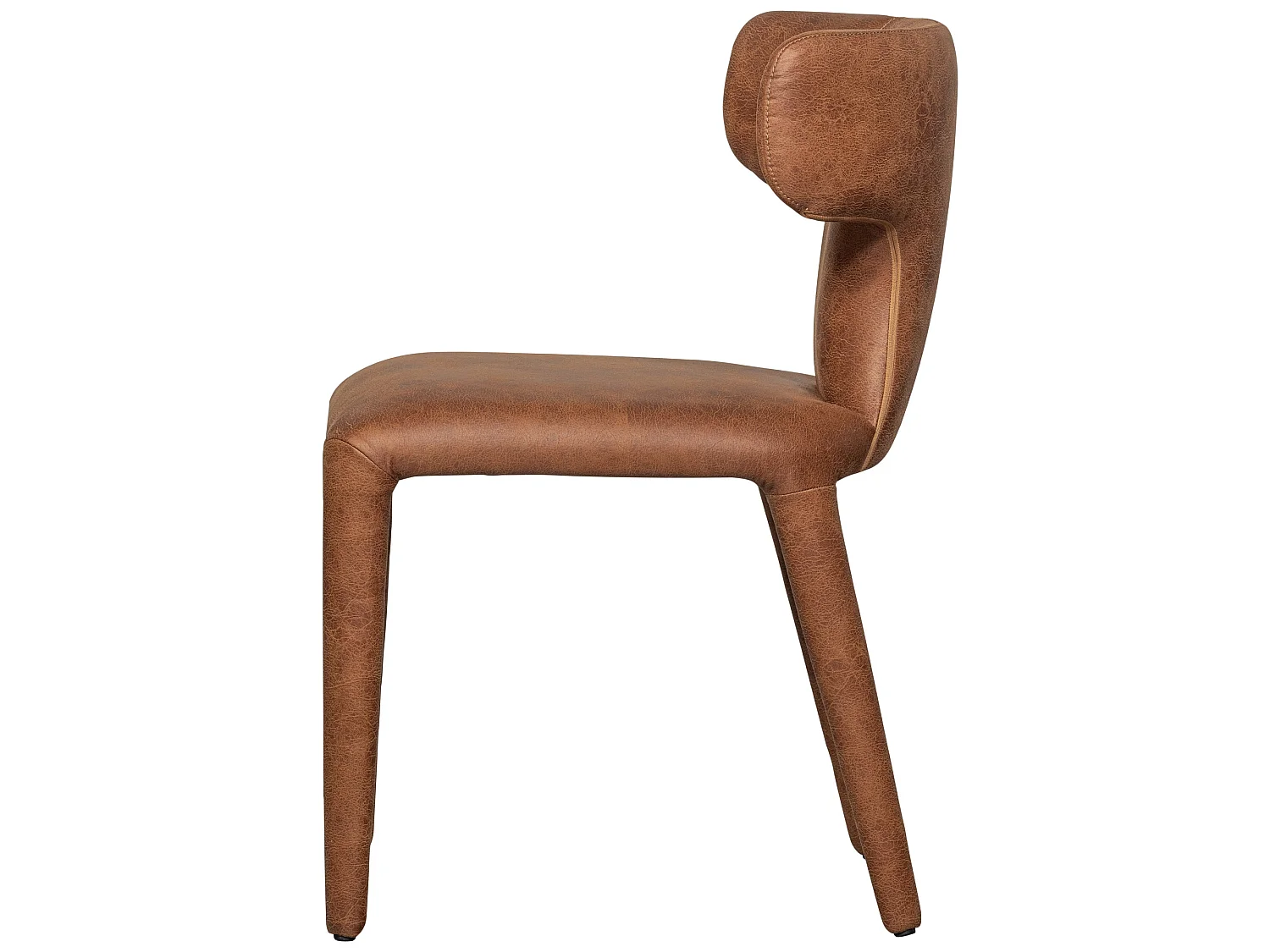 Lot de 2 chaises de table en similicuir PERMIT