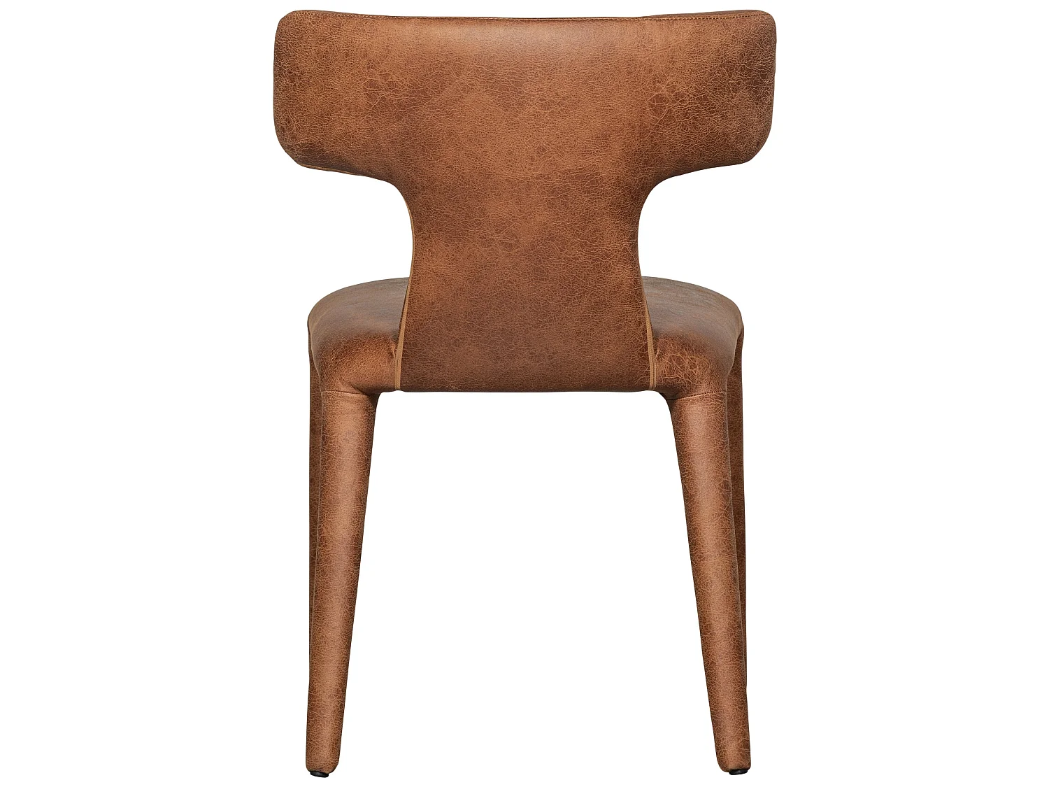 Lot de 2 chaises de table en similicuir PERMIT