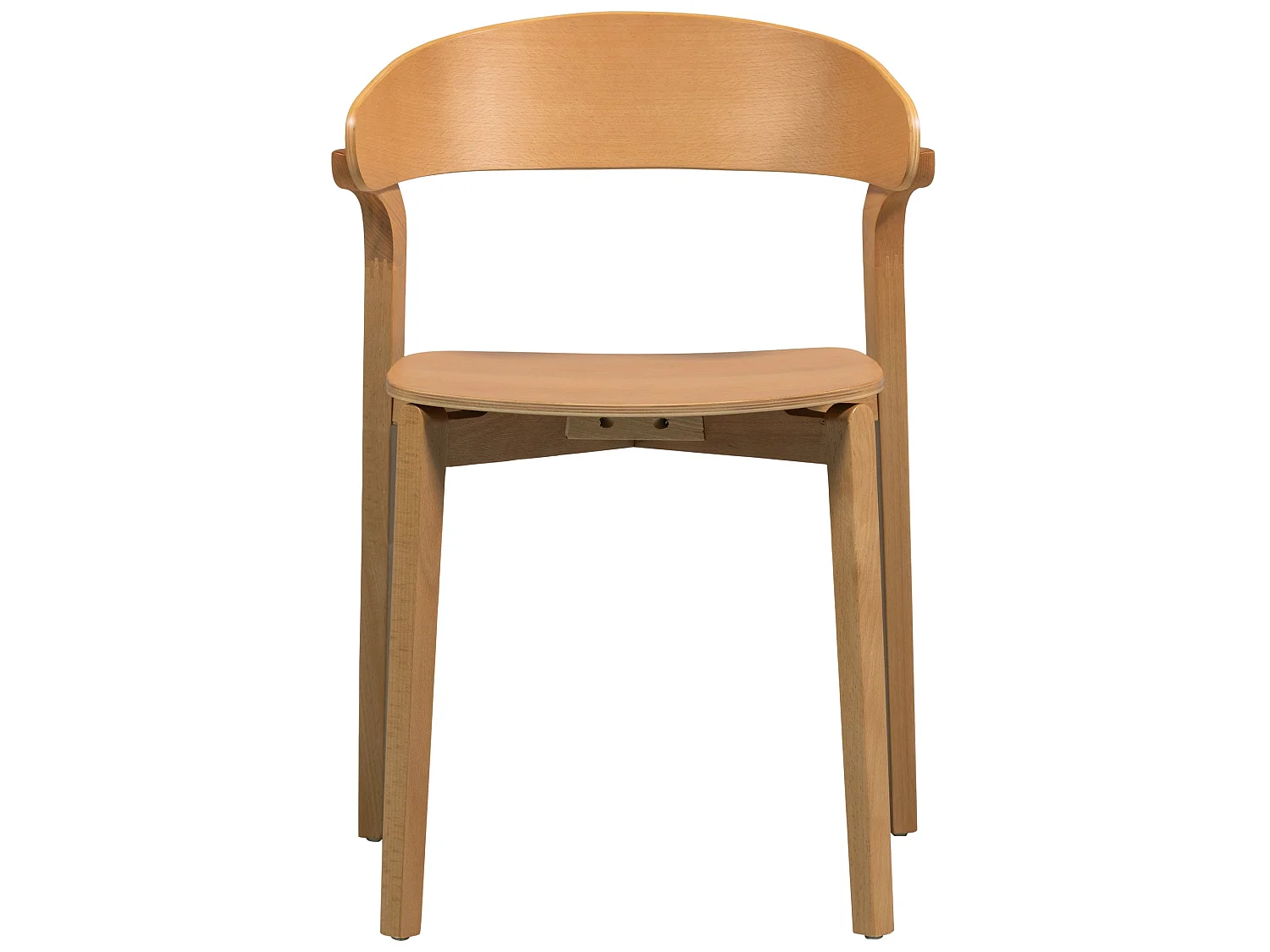 Lot de 2 chaises de salle à manger en frêne CRAS