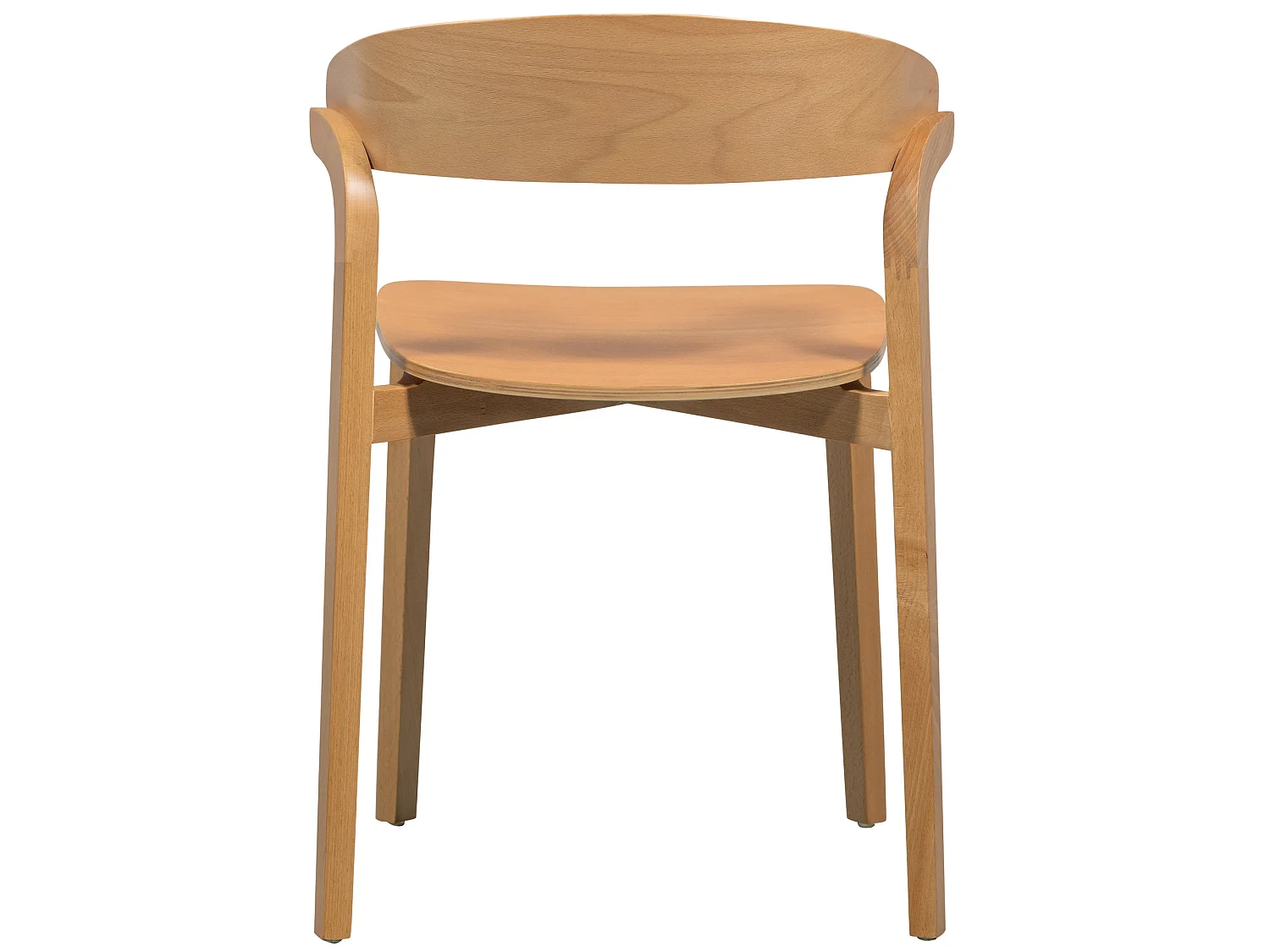 Lot de 2 chaises de salle à manger en frêne CRAS