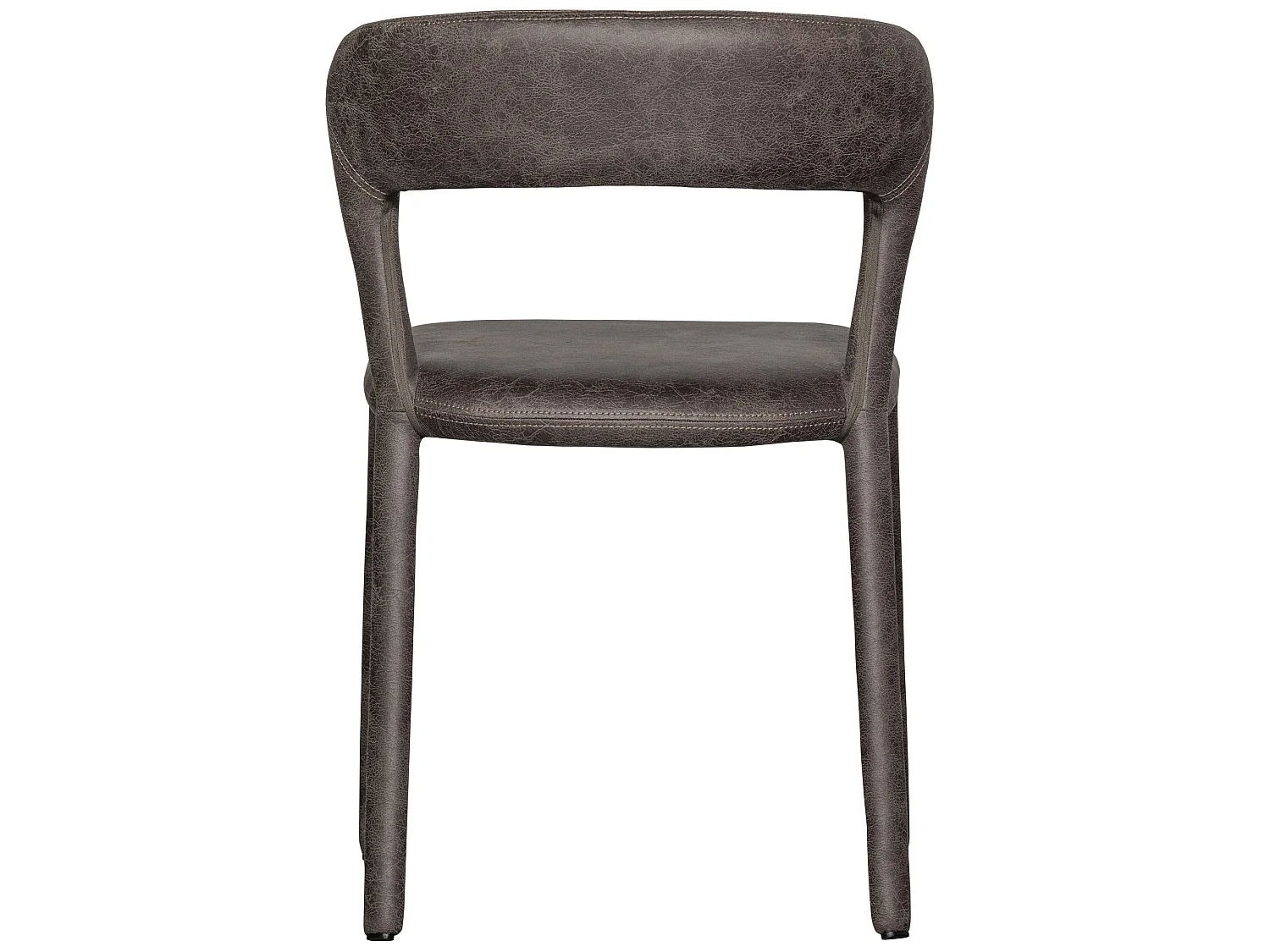 Lot de 2 chaises de table en similicuir NOBLE