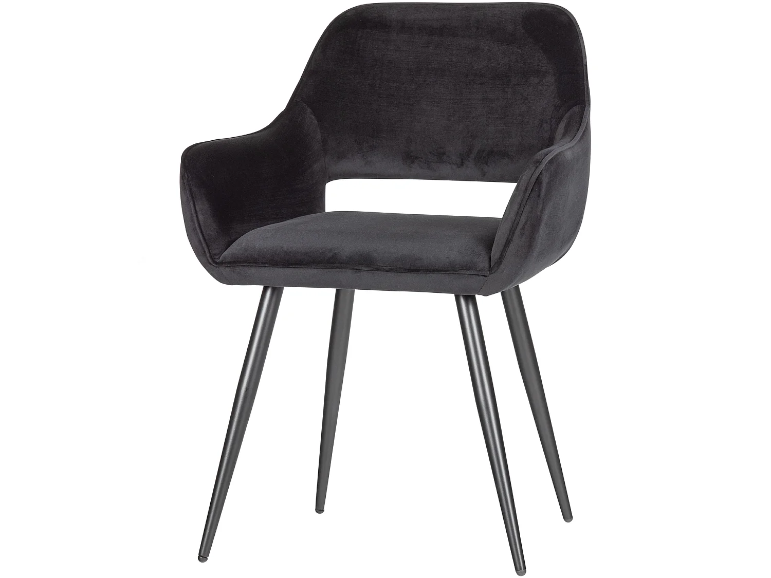 Chaises de table velours JELLE