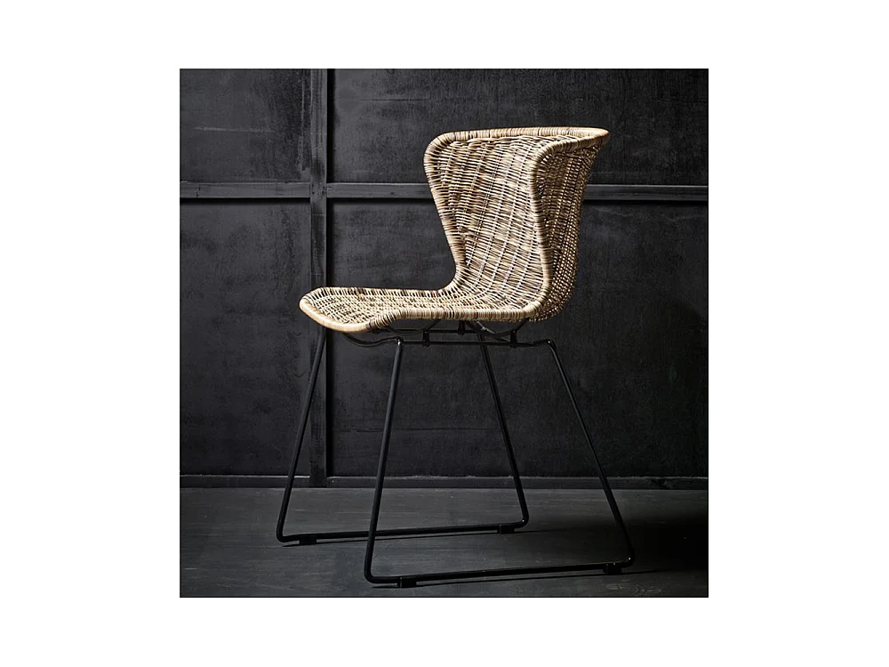 Chaises de jardin en rotin WINGS