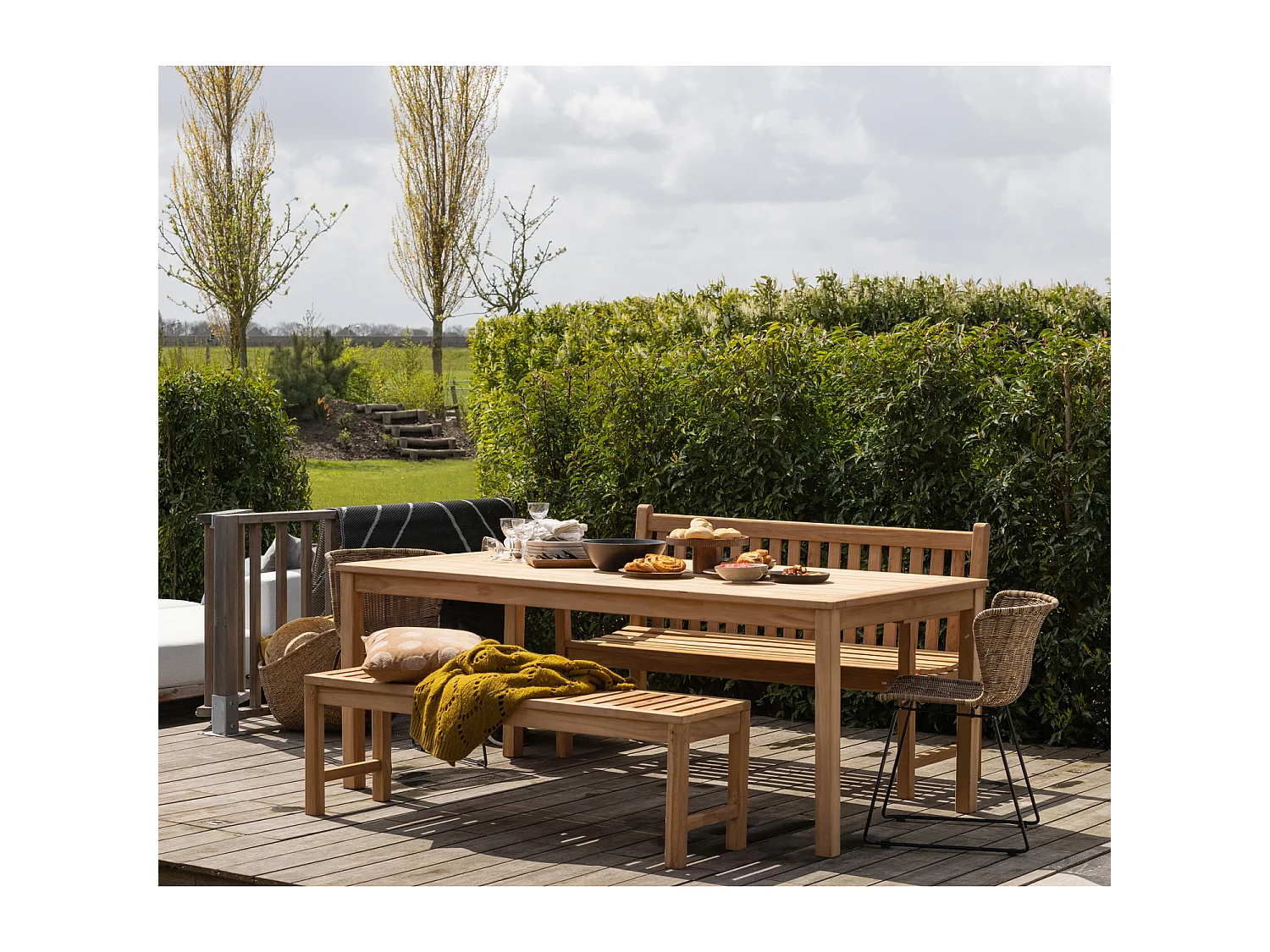 Chaises de jardin en rotin WINGS