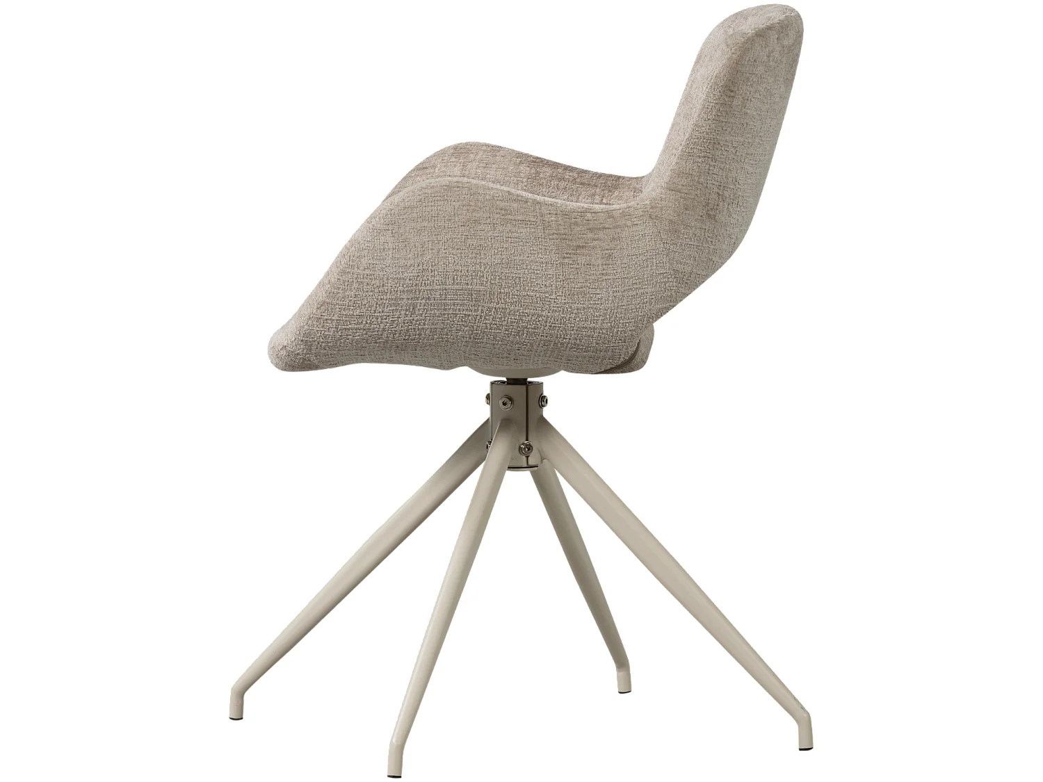 Lot de 2 fauteuils de table en velours ELIVA