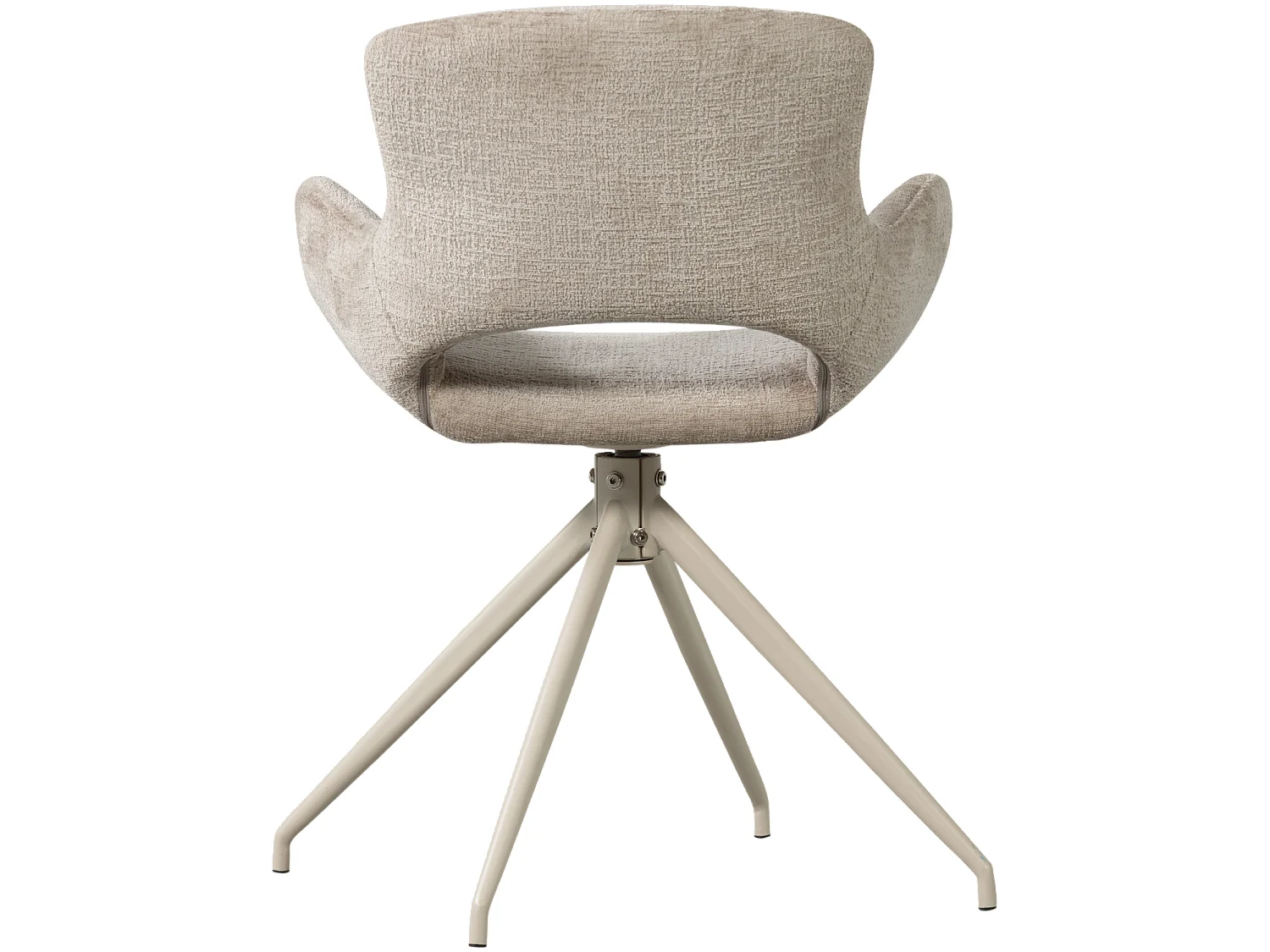 Lot de 2 fauteuils de table en velours ELIVA