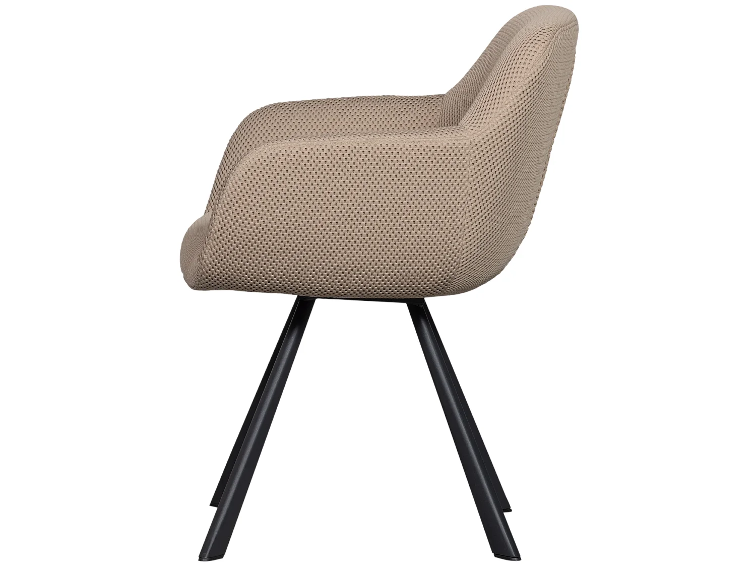 Chaise de table en tissu JUNO