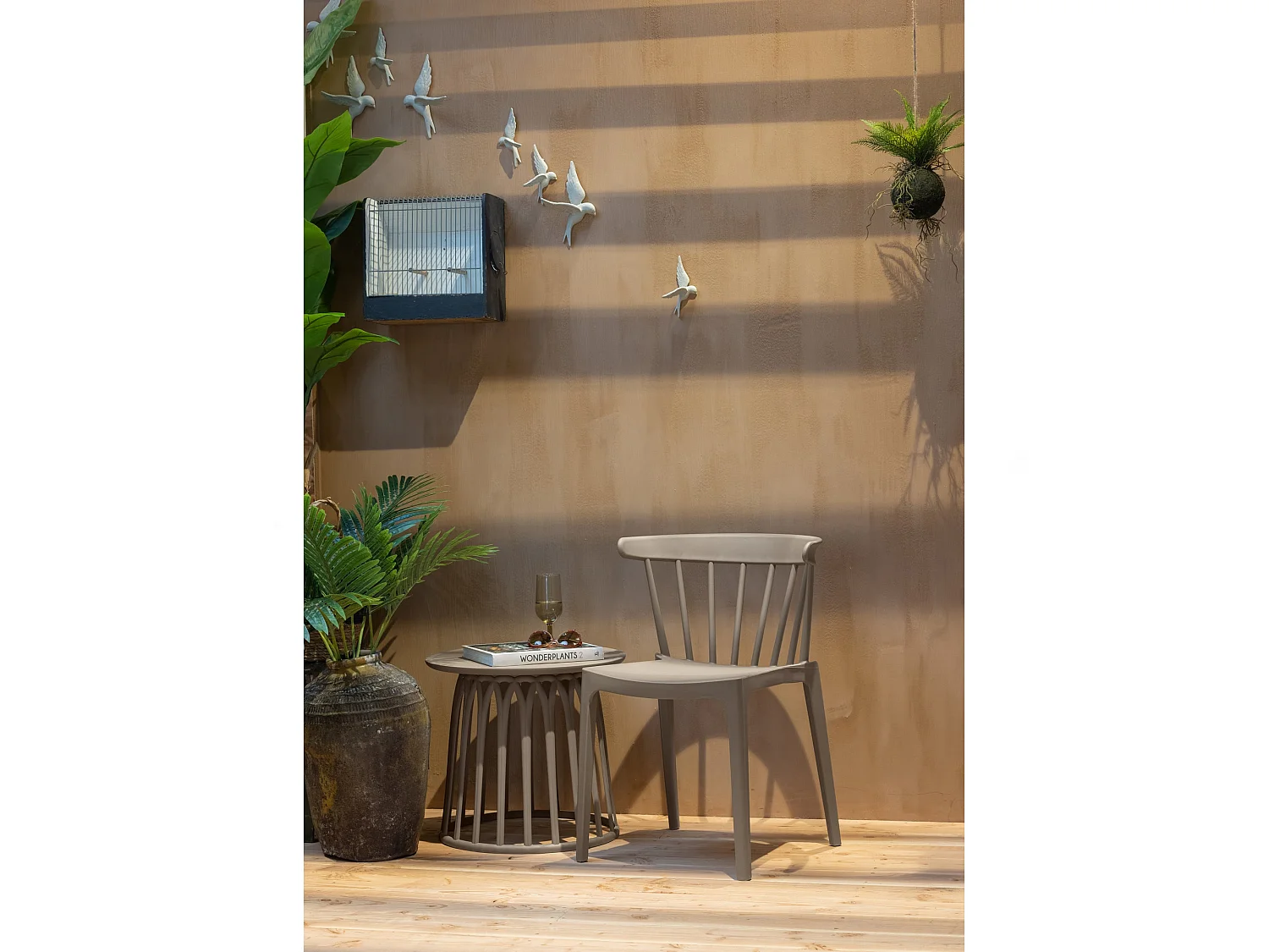 Lot de 2 chaises de jardin en polypropylène BLISS