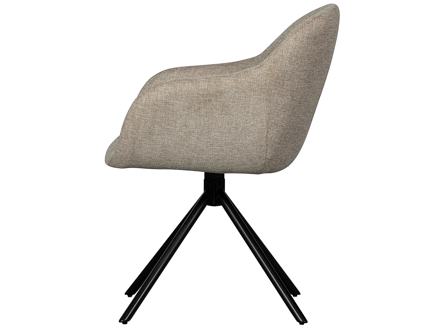 Lot de 2 chaises de salle à manger en chenille GRAND-JAKI