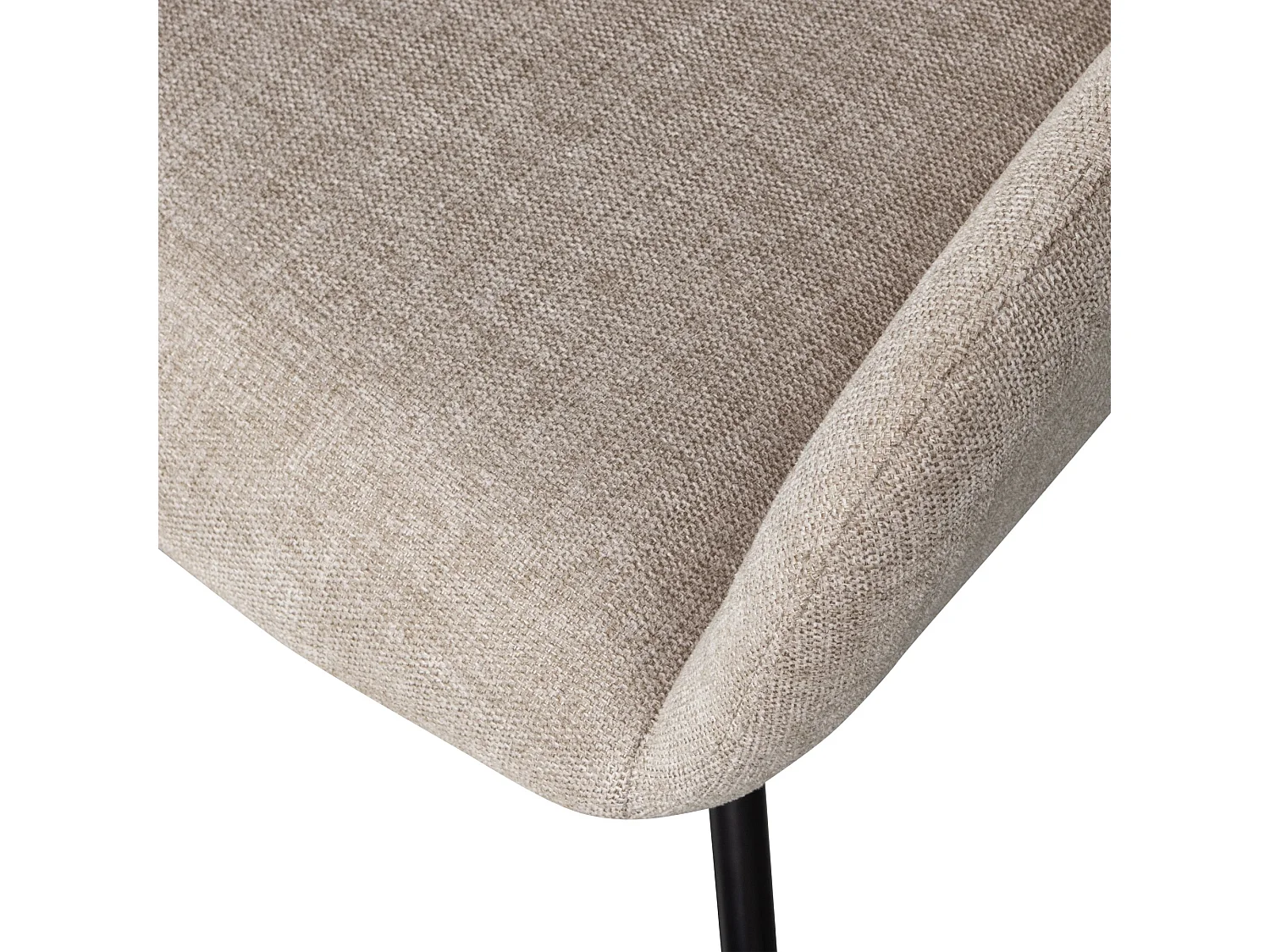 Lot de 2 chaises de salle à manger en chenille GRAND-JAKI