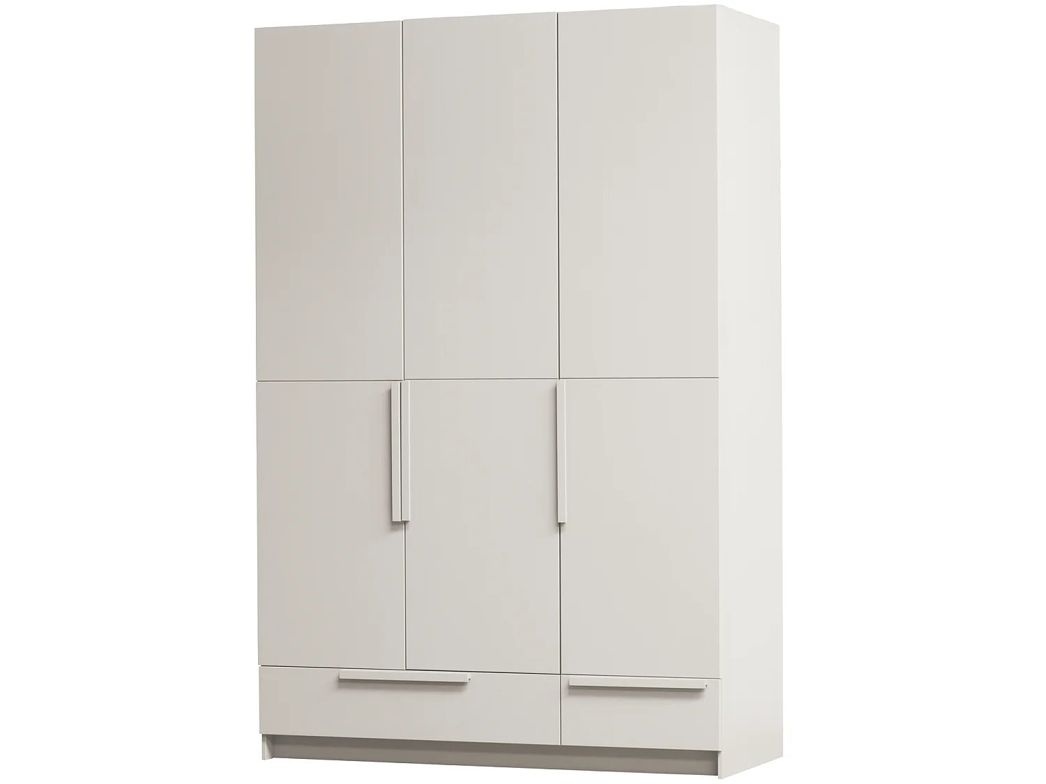 Armoire 3 portes et 2 tiroirs en pin PURE