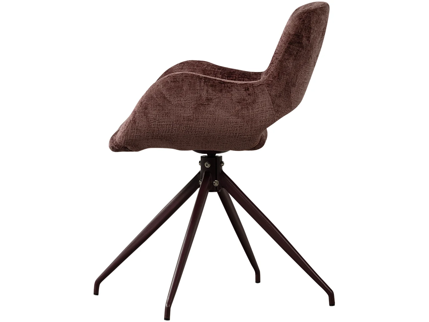 Lot de 2 chaises de table en velours ELIVA