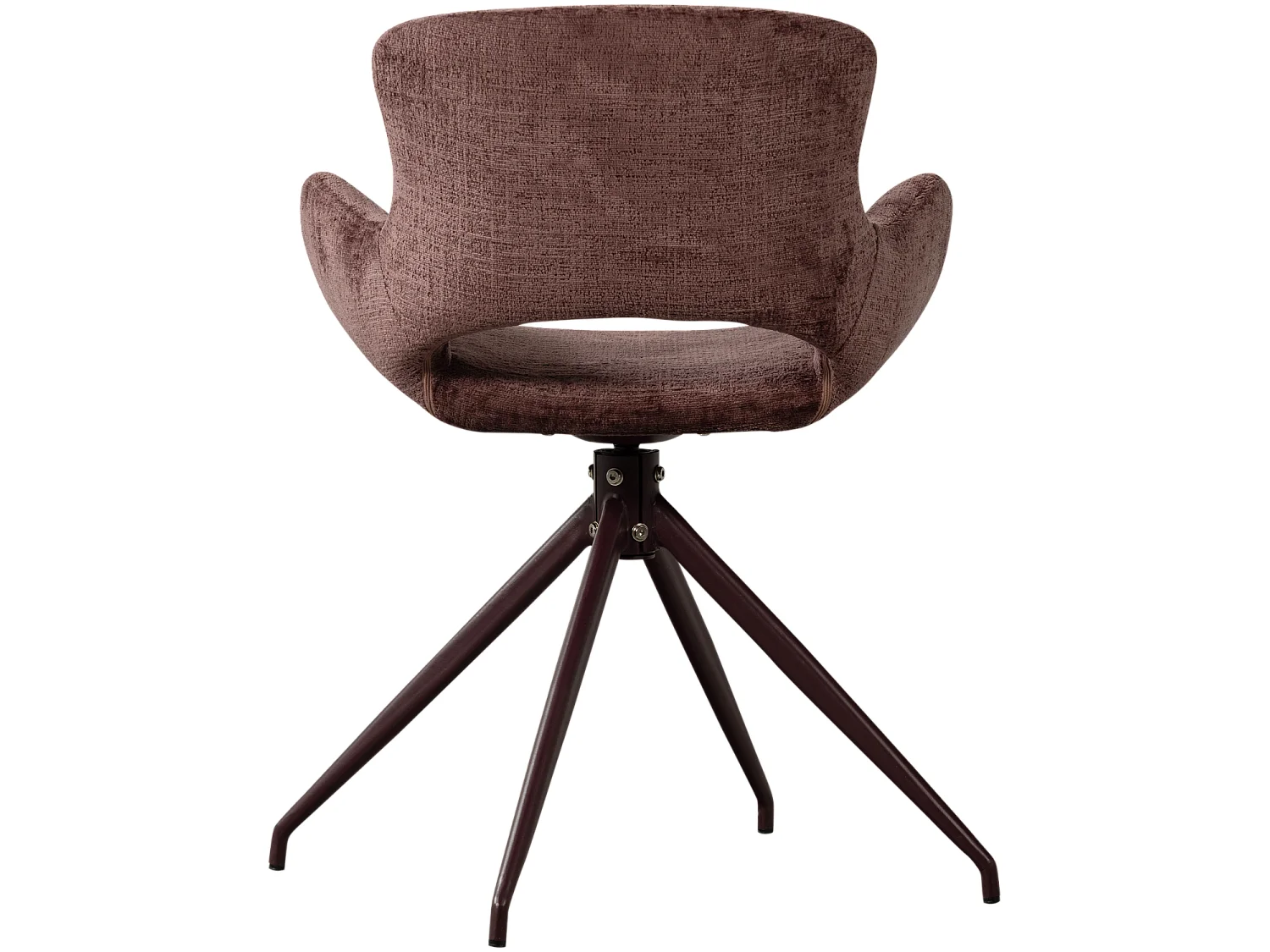 Lot de 2 chaises de table en velours ELIVA