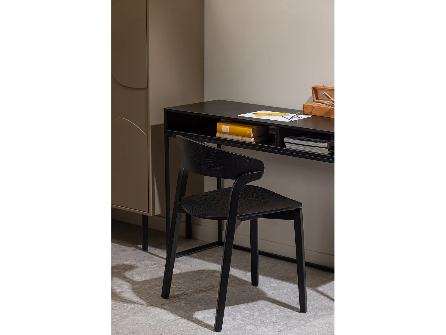 Lot de 2 chaises de salle à manger en frêne CRAS