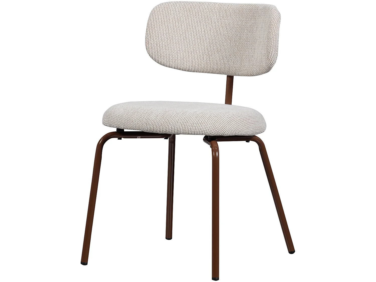Lot de 2 chaises de table en polyester TRAVIS