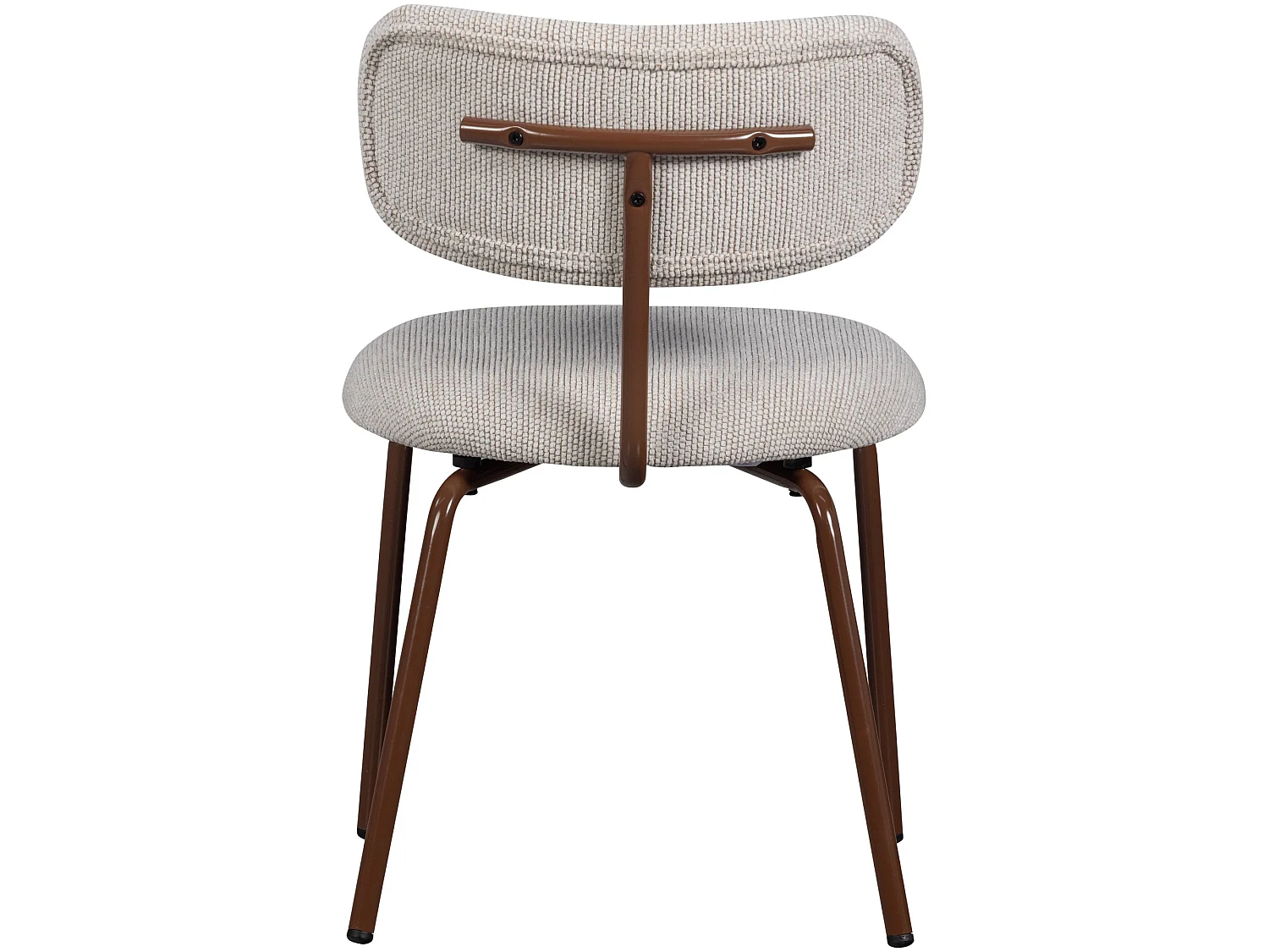 Lot de 2 chaises de table en polyester TRAVIS