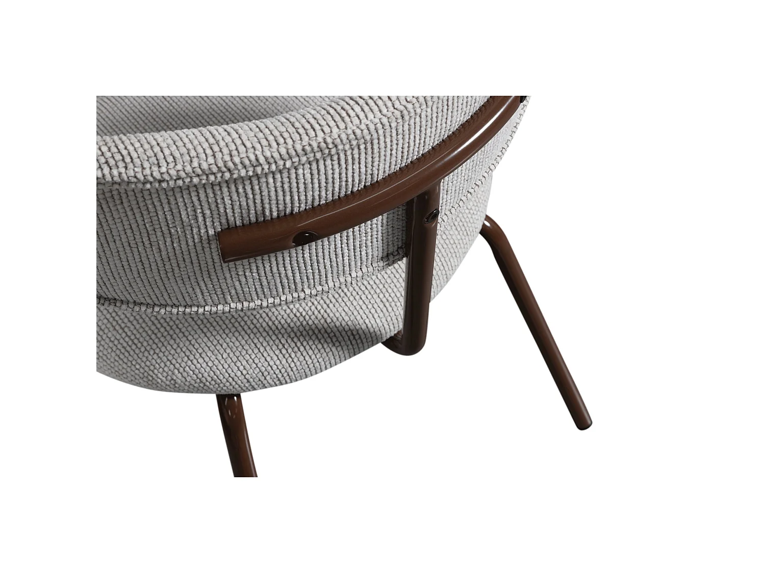 Lot de 2 chaises de table en polyester TRAVIS